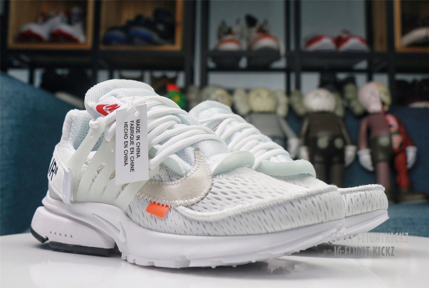 2018 Off White X Nike Presto Triple White