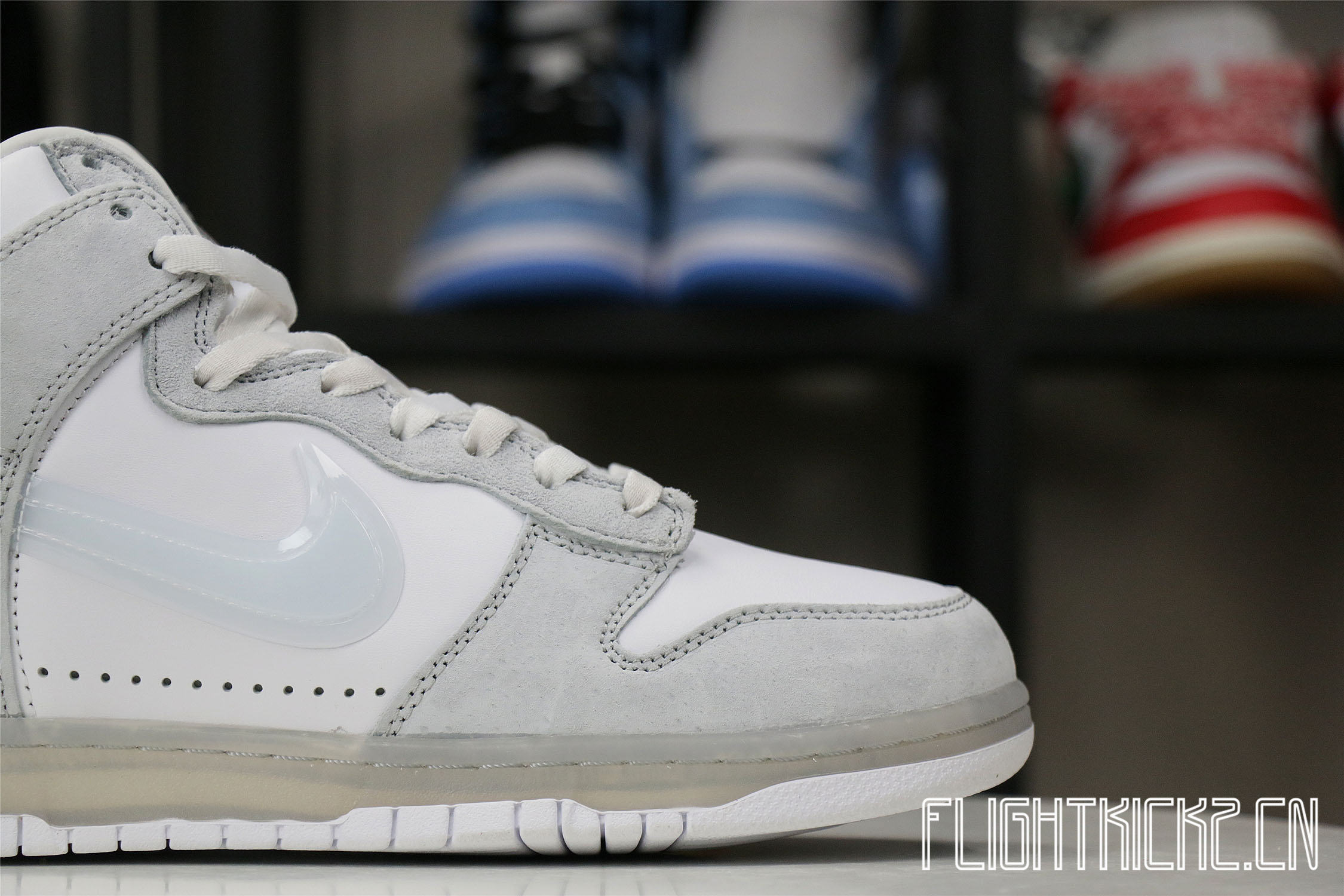 Nike Dunk High Slam Jam White Pure Platinum