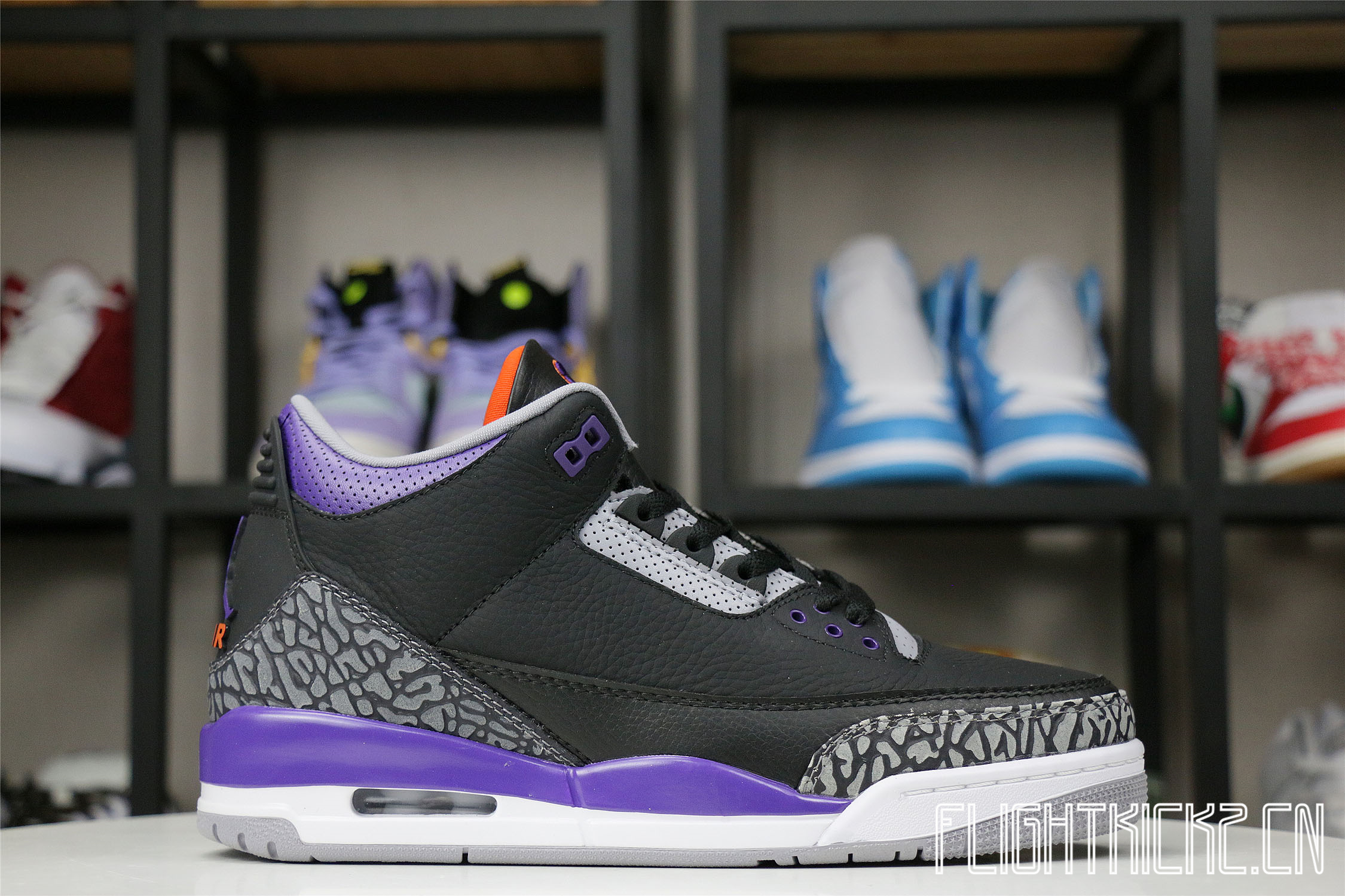 Jordan 3 Retro Court Purple