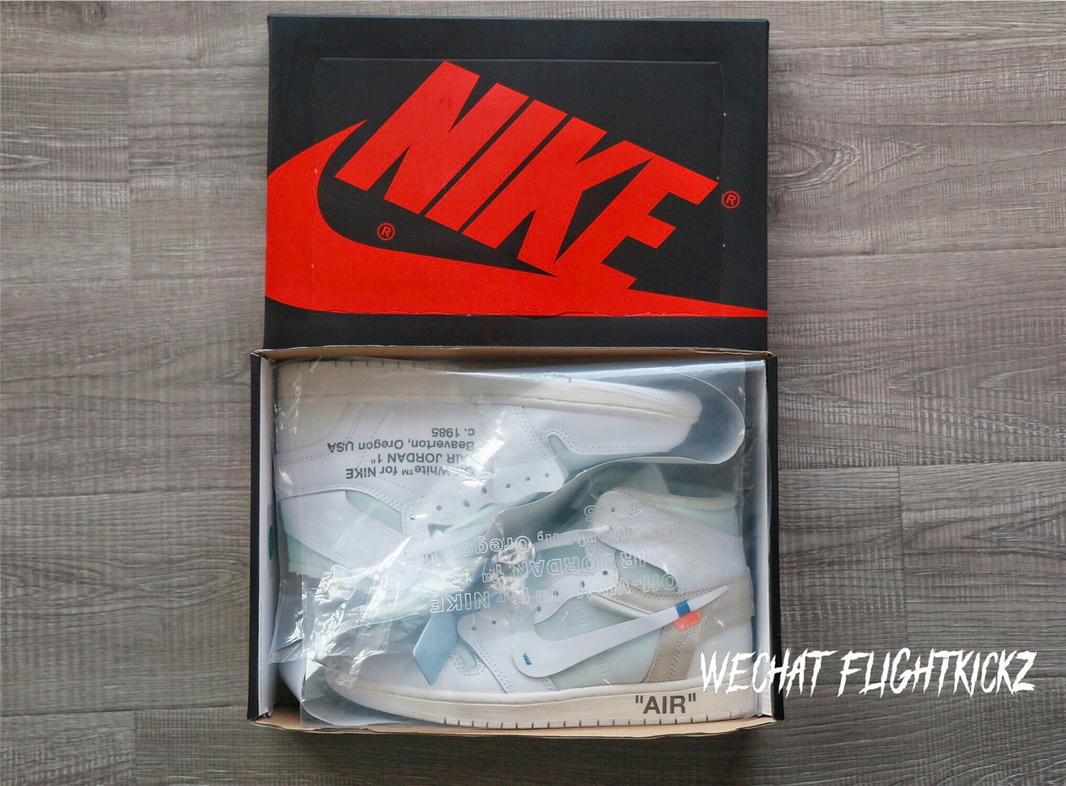 2018 Off White X Air Jordan 1 White (LN5 A1 Batch)