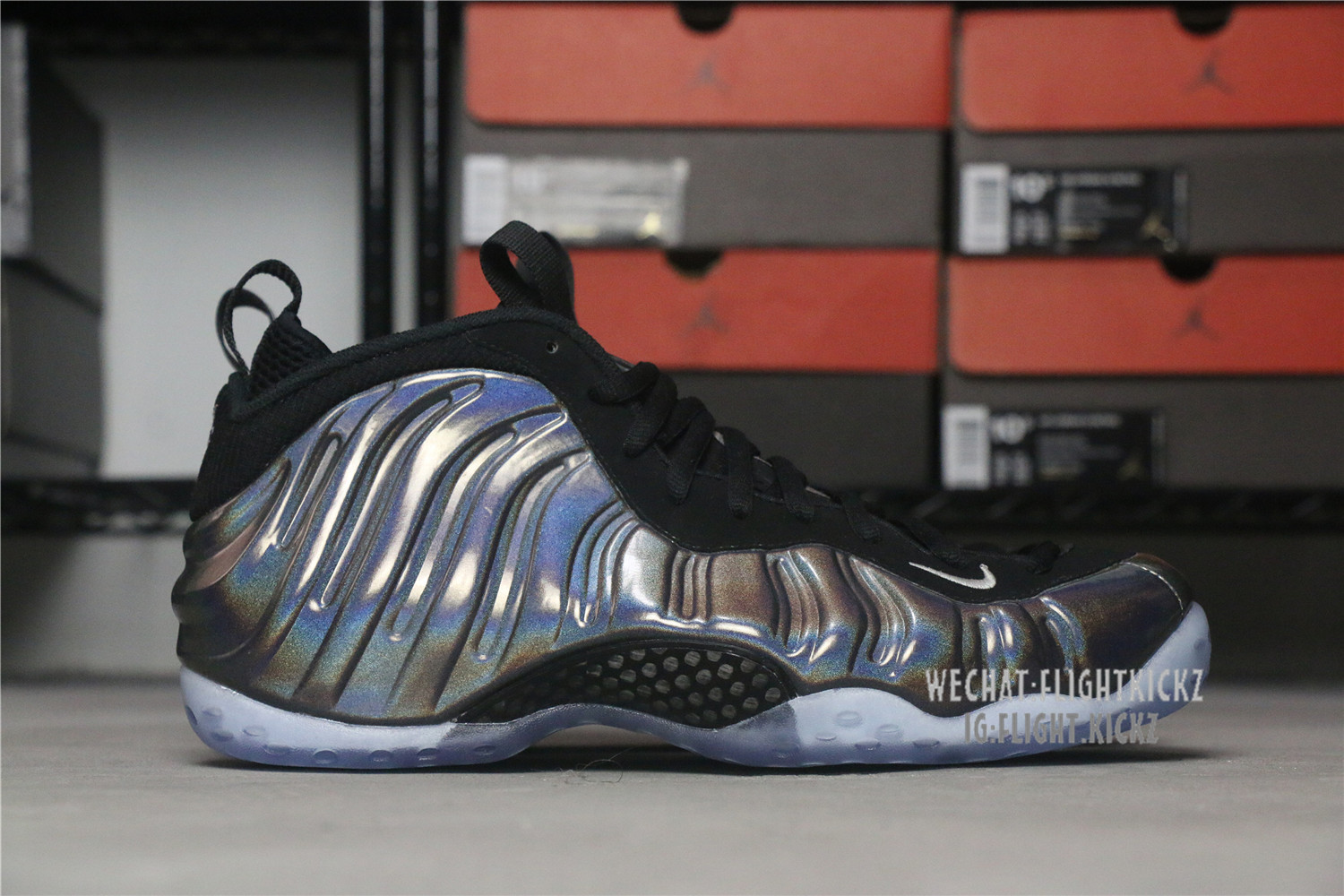 Air Foamposite One Hologram/Baron 2015