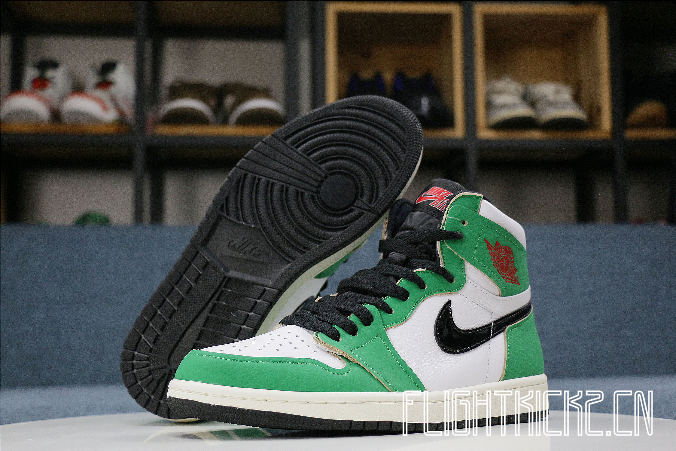 Air Jordan 1 Retro High Lucky Green 2020