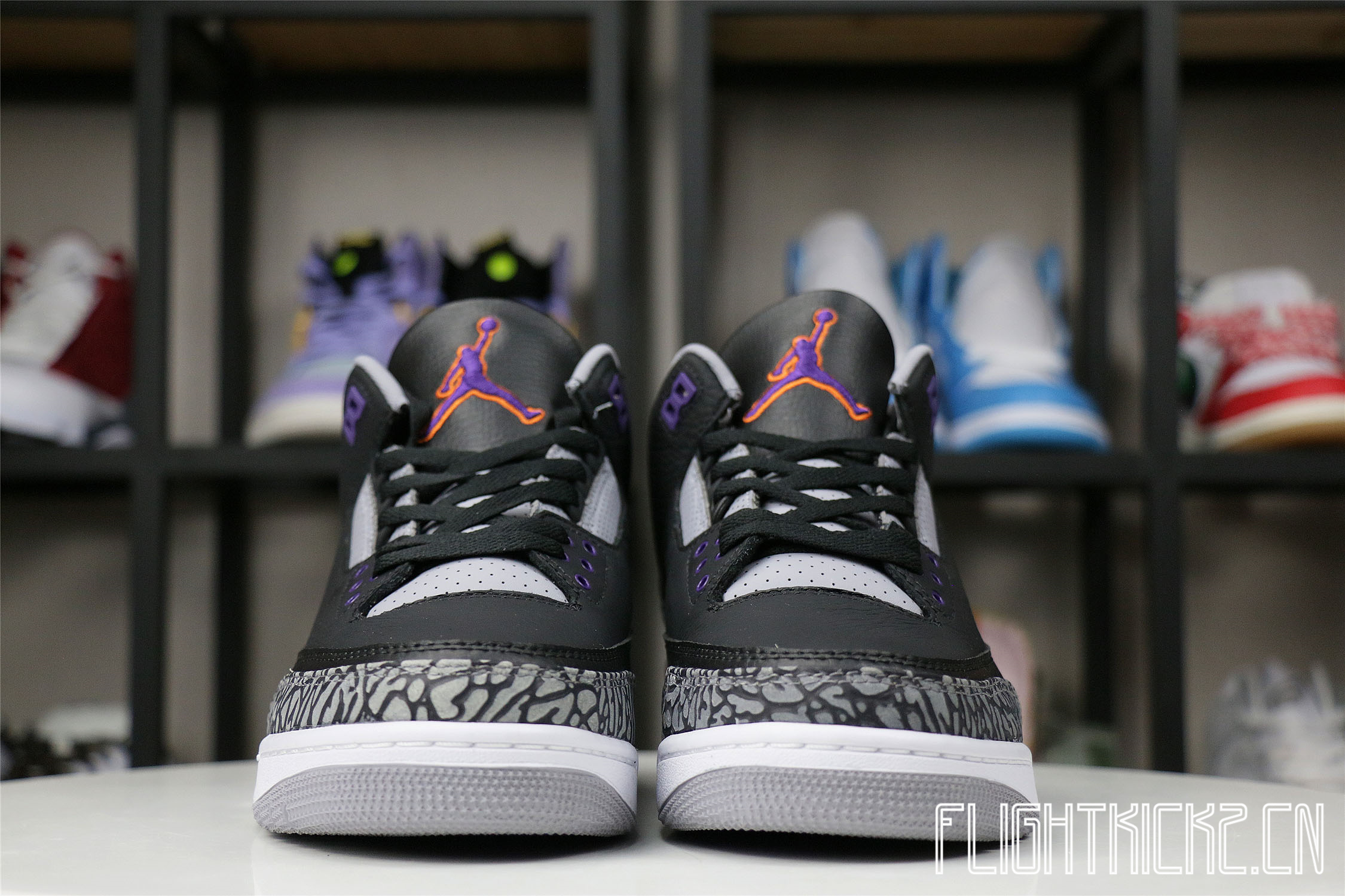Jordan 3 Retro Court Purple
