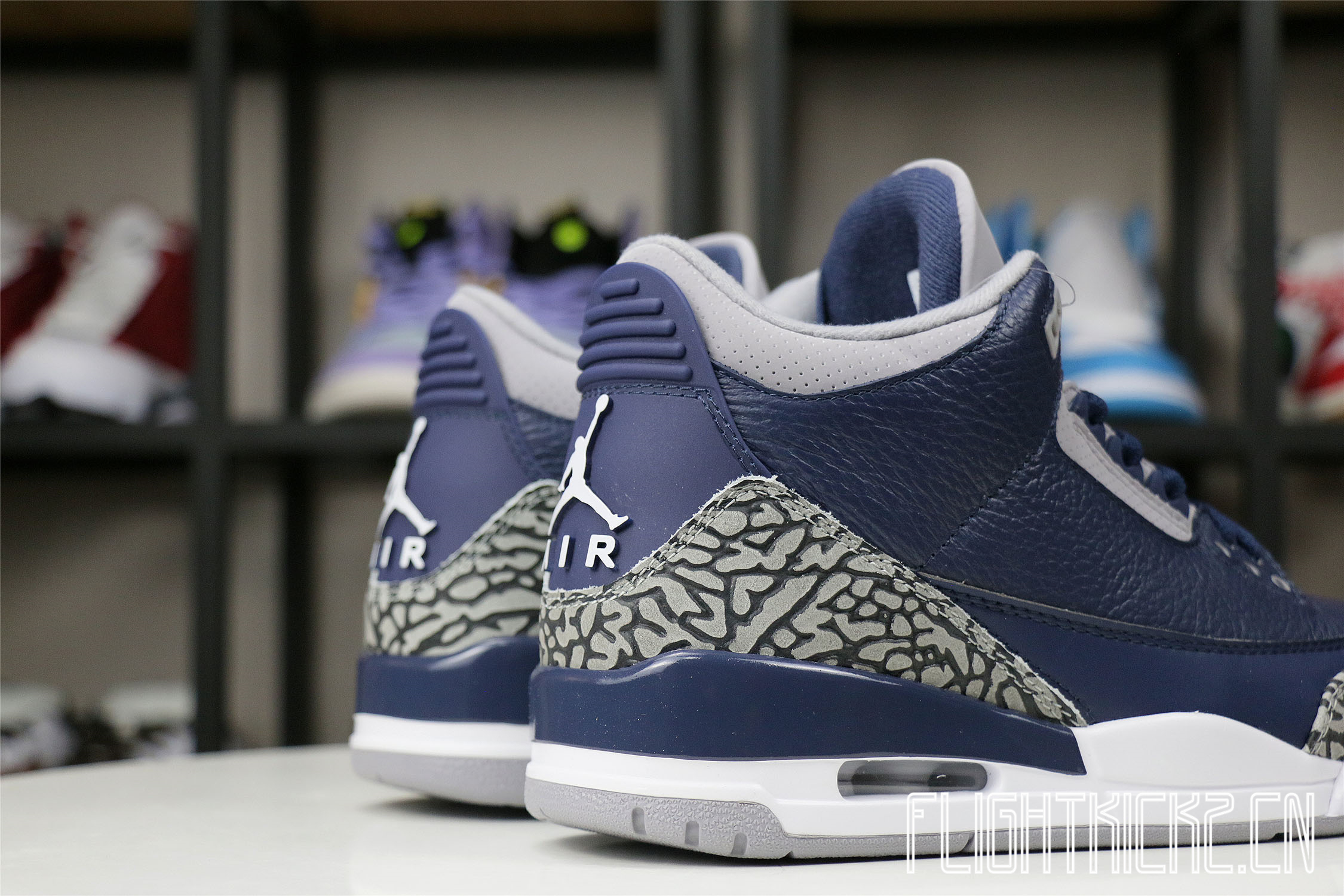 Air Jordan 3 Georgetown/Midnight Navy 2021