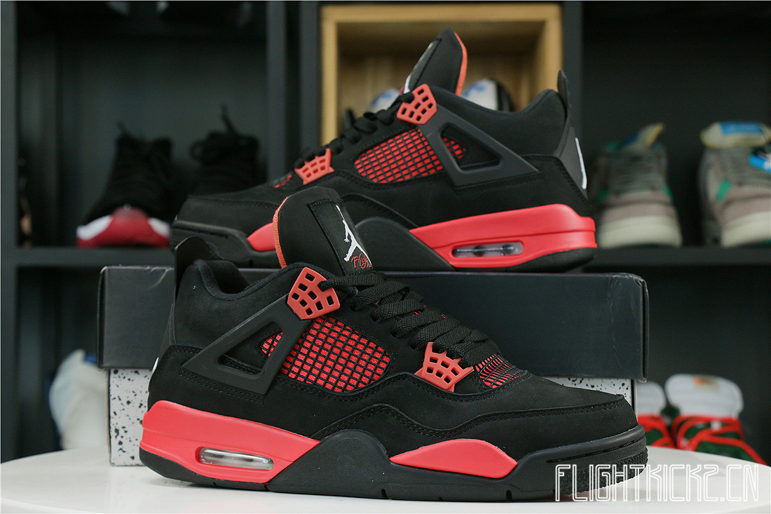 Air Jordan 4 Red Thunder 2021(LN5 A1 Batch)
