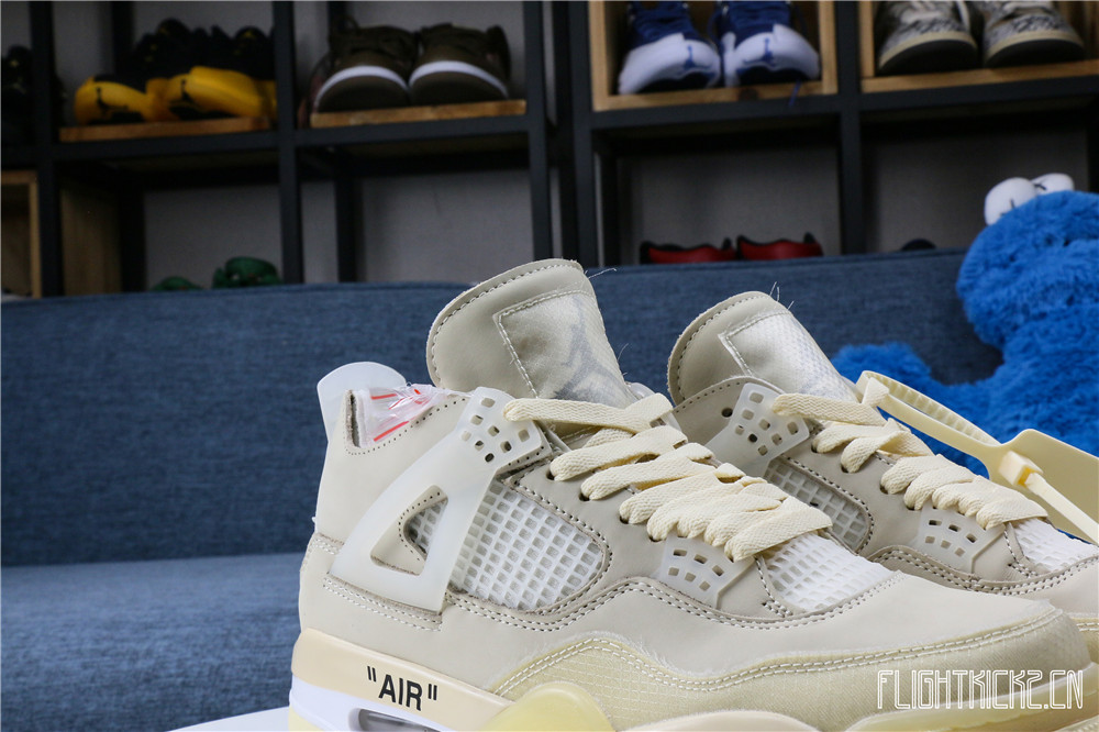 Off White x Air Jordan 4 Sail 2020 (LN5 A1 Batch)