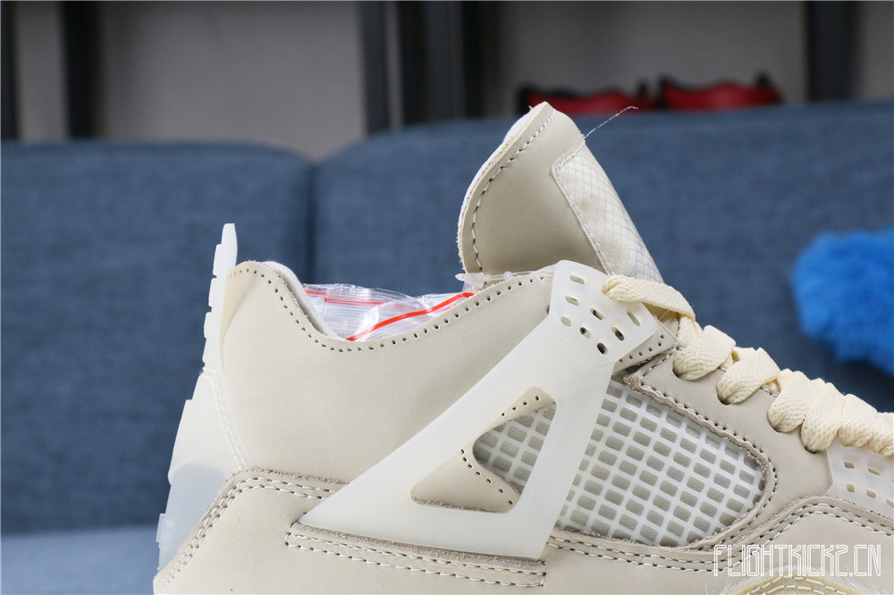 Off White x Air Jordan 4 Sail 2020 (LN5 A1 Batch)
