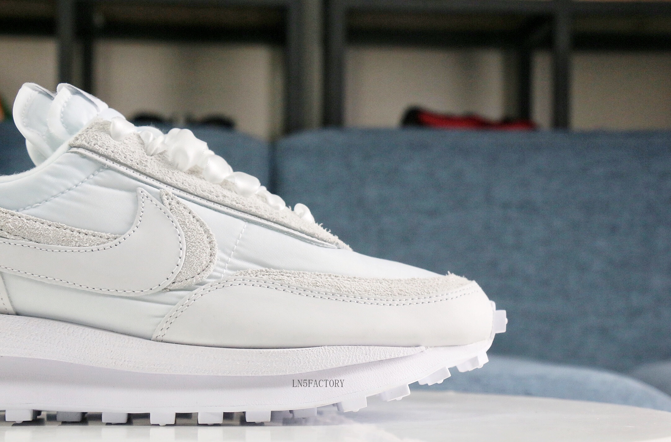 Sacai x Nike LDWaffle White Nylon 2020