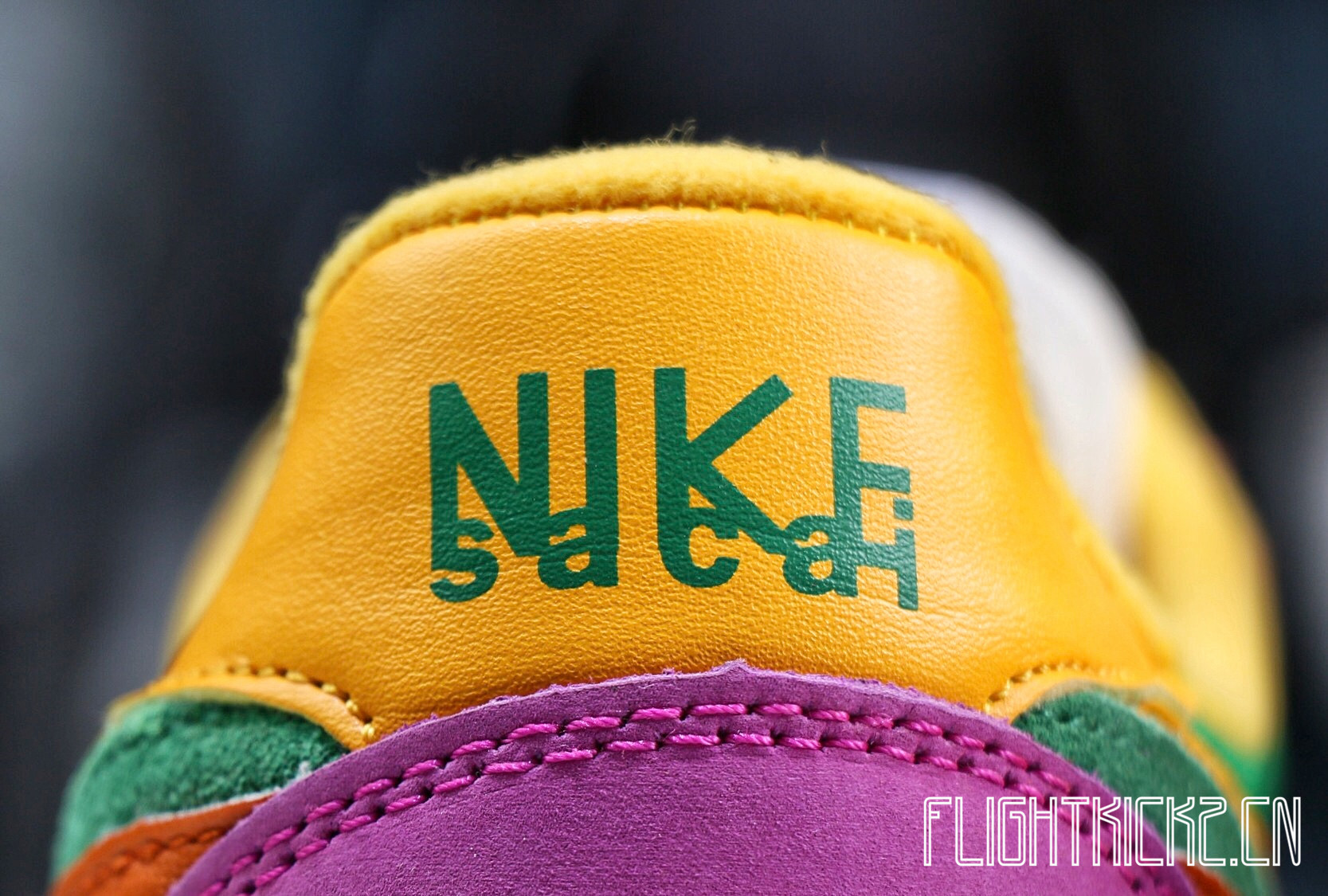 Nike LD Waffle Sacai Green Pink