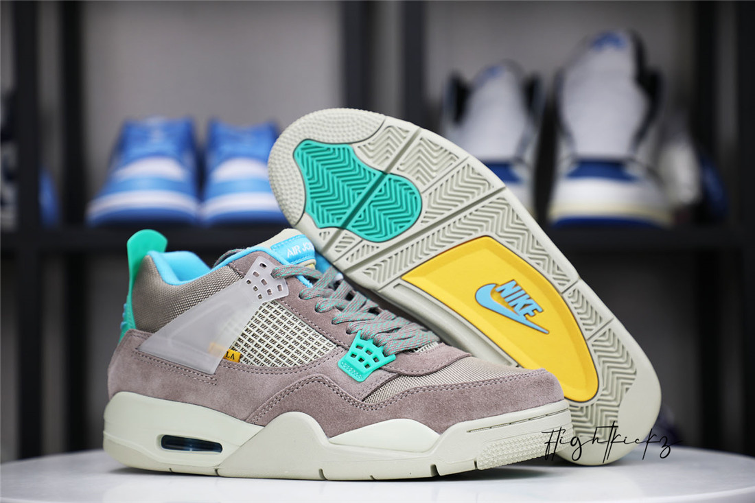 Union LA X Air Jordan 4 Retro Taupe Haze 2021 (LN5 A1 Batch)