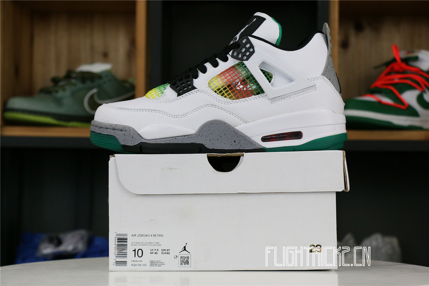 WMNS AIR JORDAN 4 RETRO ‘RASTA’