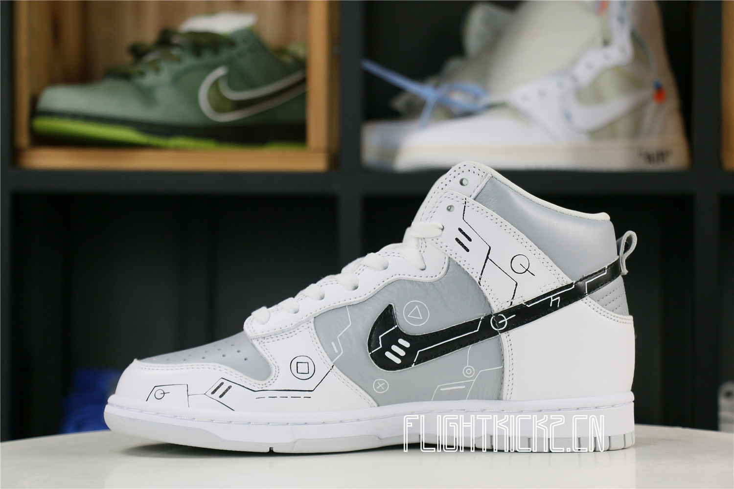 Nike Dunk High “Video Game” White Grey Black PS5 Loading