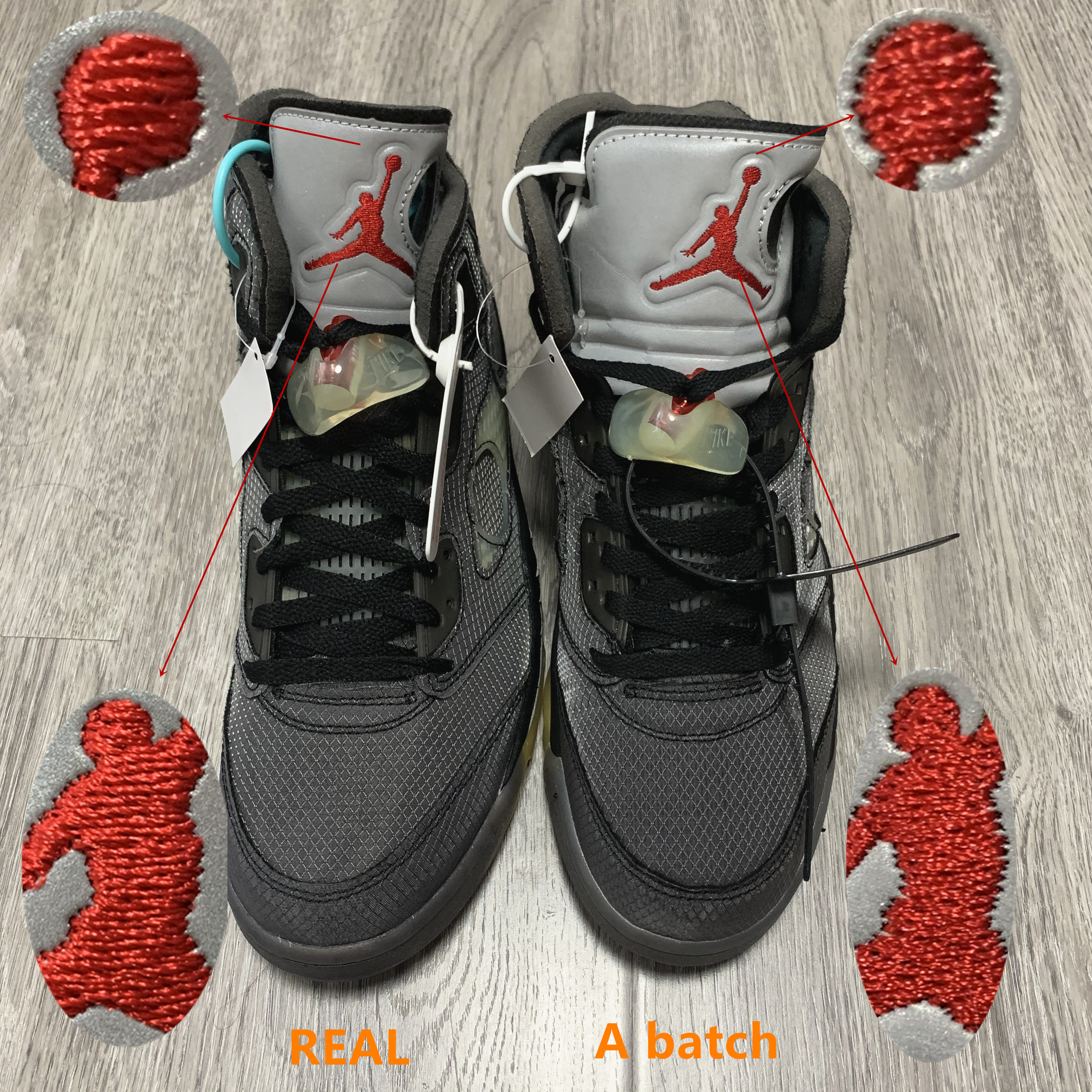 Off White x Air Jordan 5 Retro SP Muslin (LN5 A1 Batch)