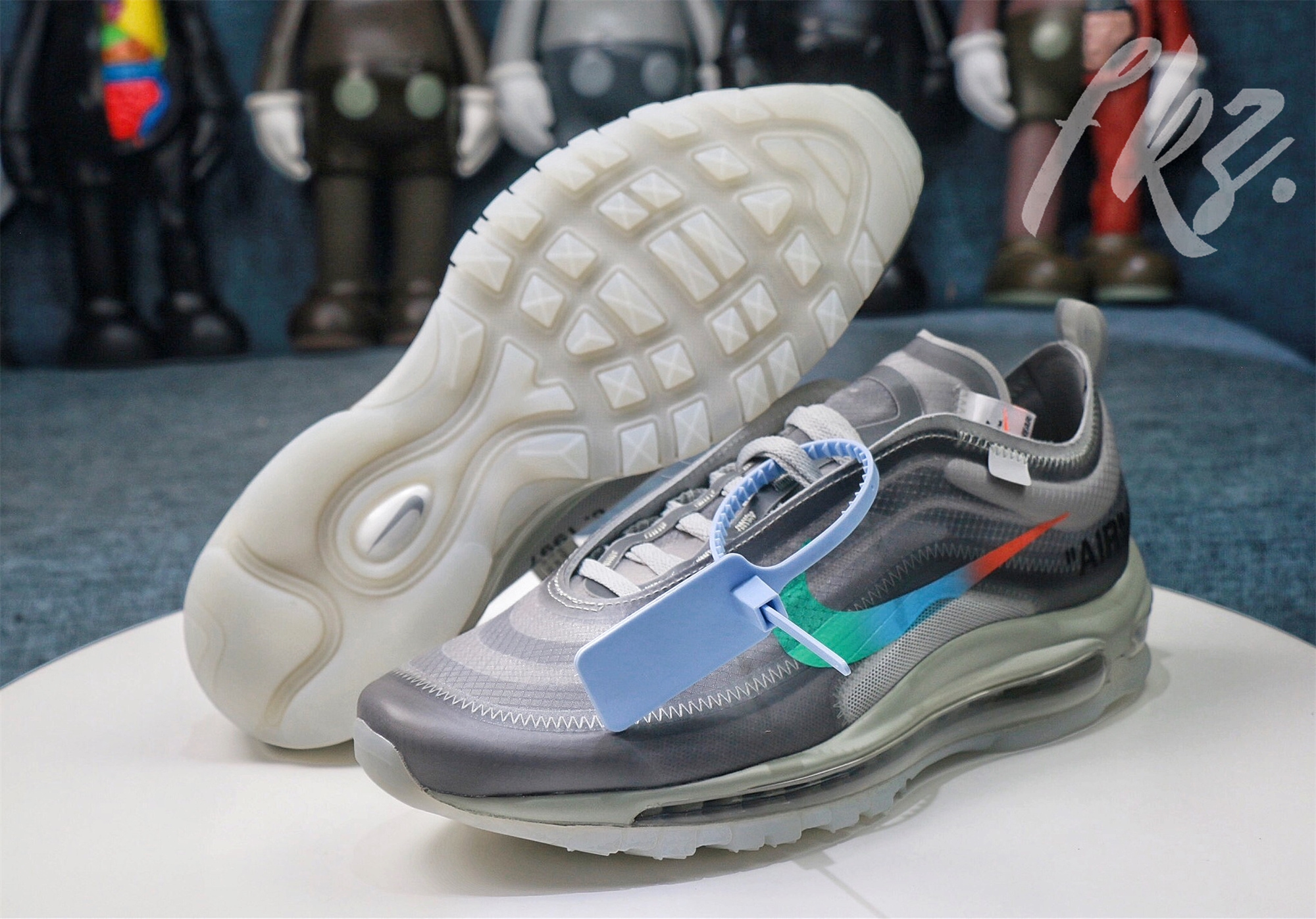 Off White X Air Max 97 Grey Menta