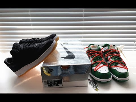Off White X Nike SB Dunk Pine Green 2019(LN5 A1 Batch)