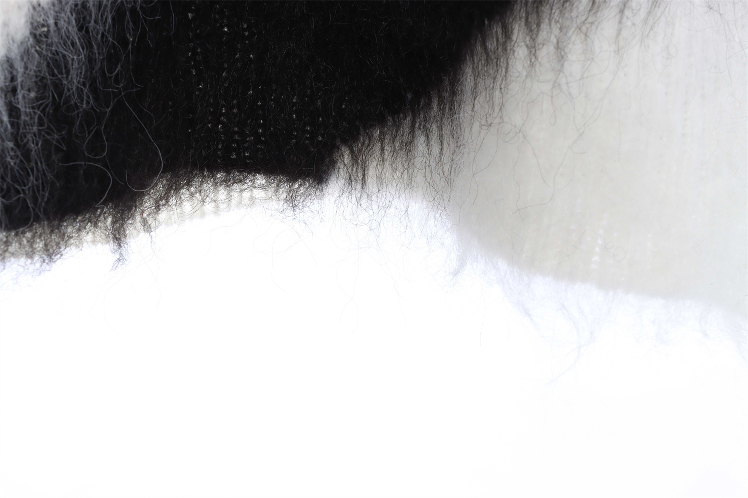 OFF WHITE Mohair Sweater White Zebra