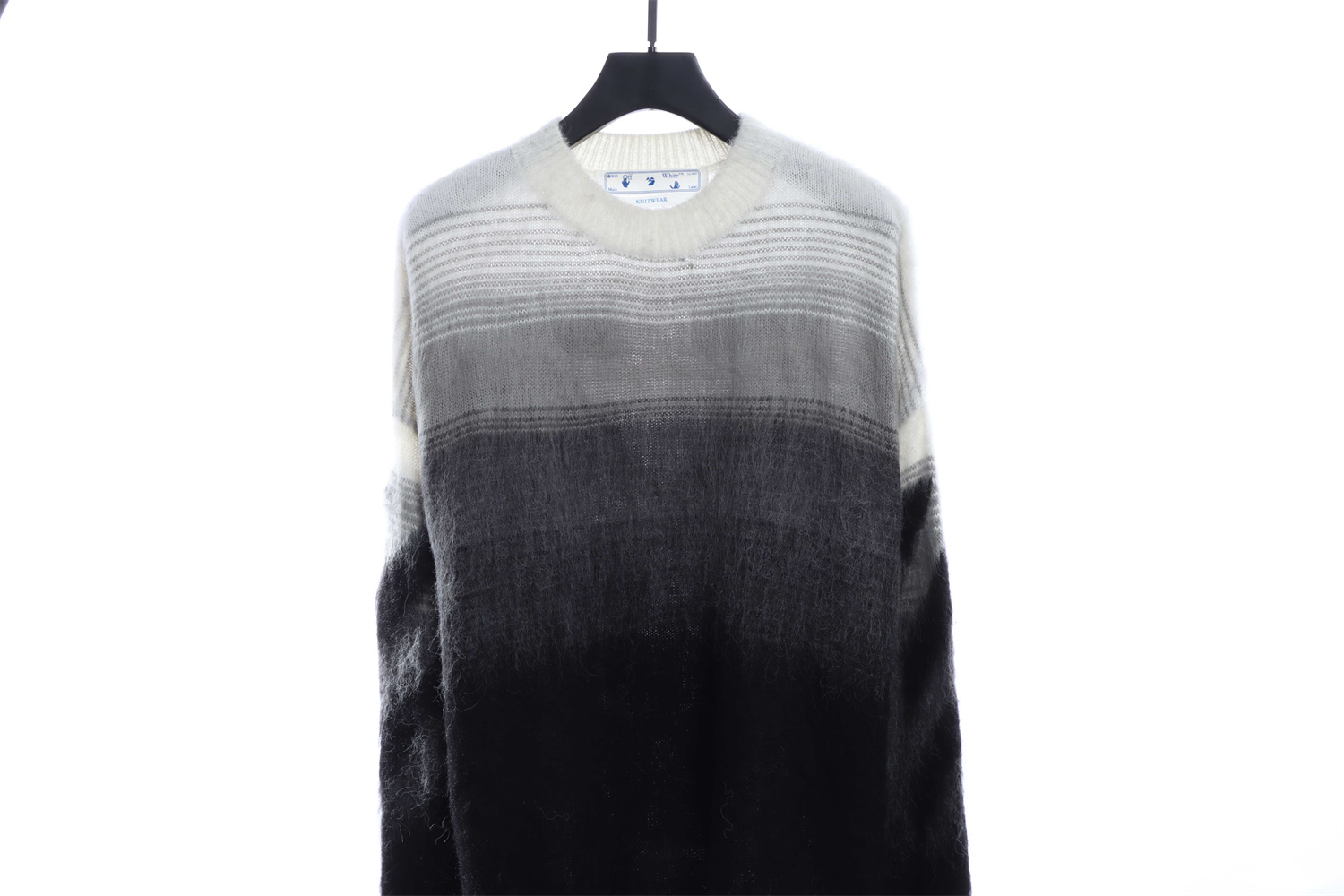 OFF WHITE Mohair Sweater Gradient