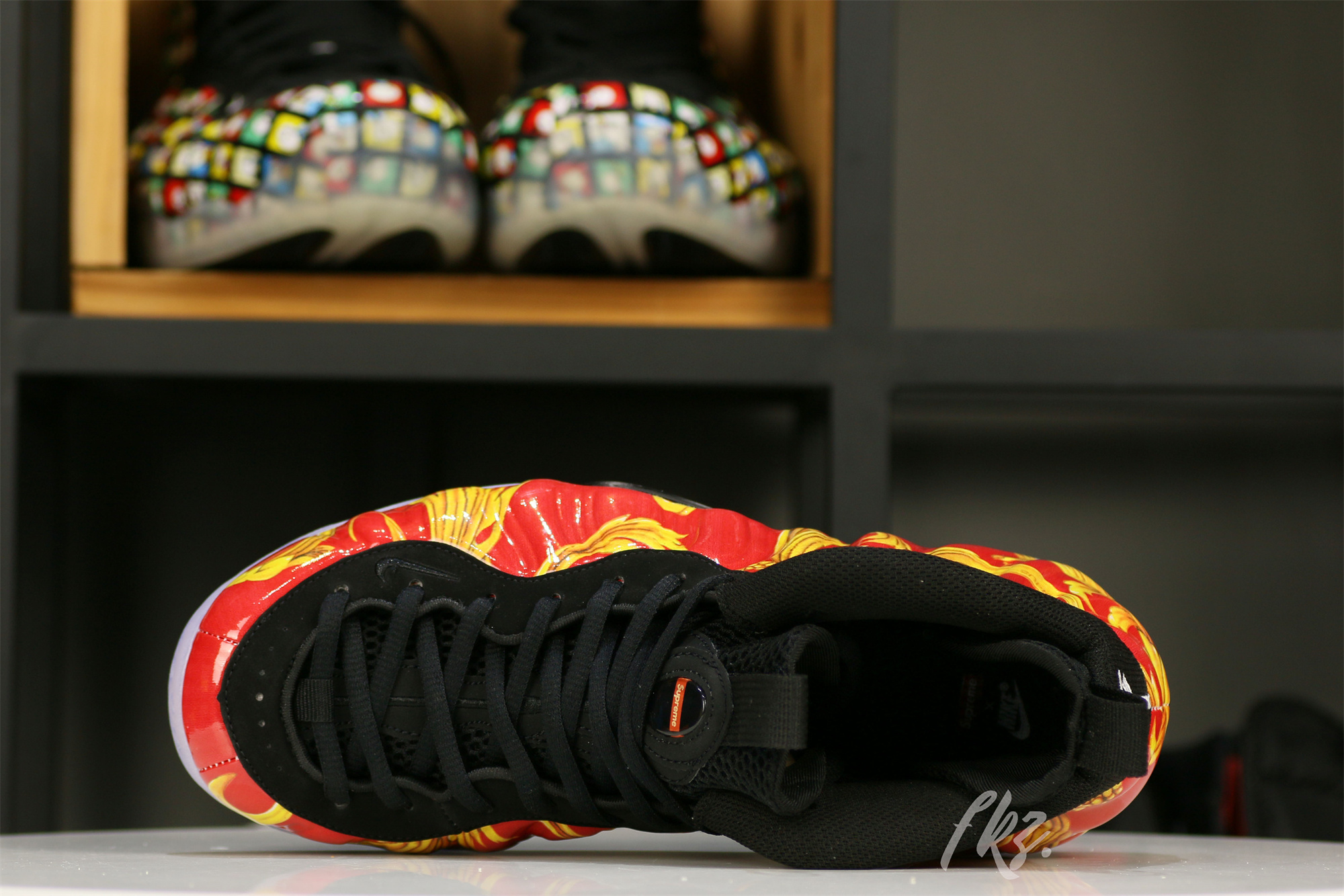Supeme x Nike Air Foamposite One Red