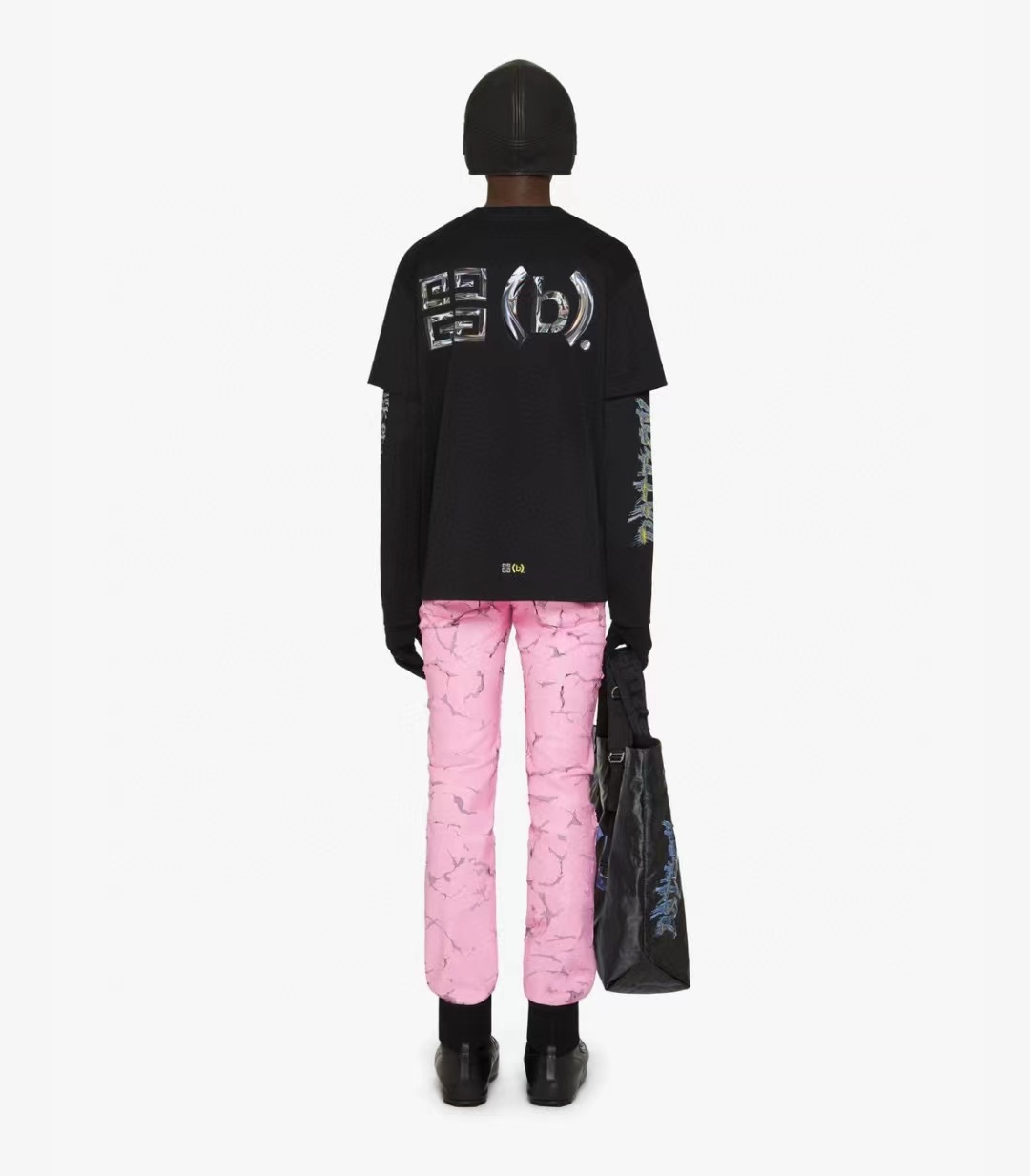 GVC X BSTROY 22FW joint metal printing fake two long-sleeved T-shirts