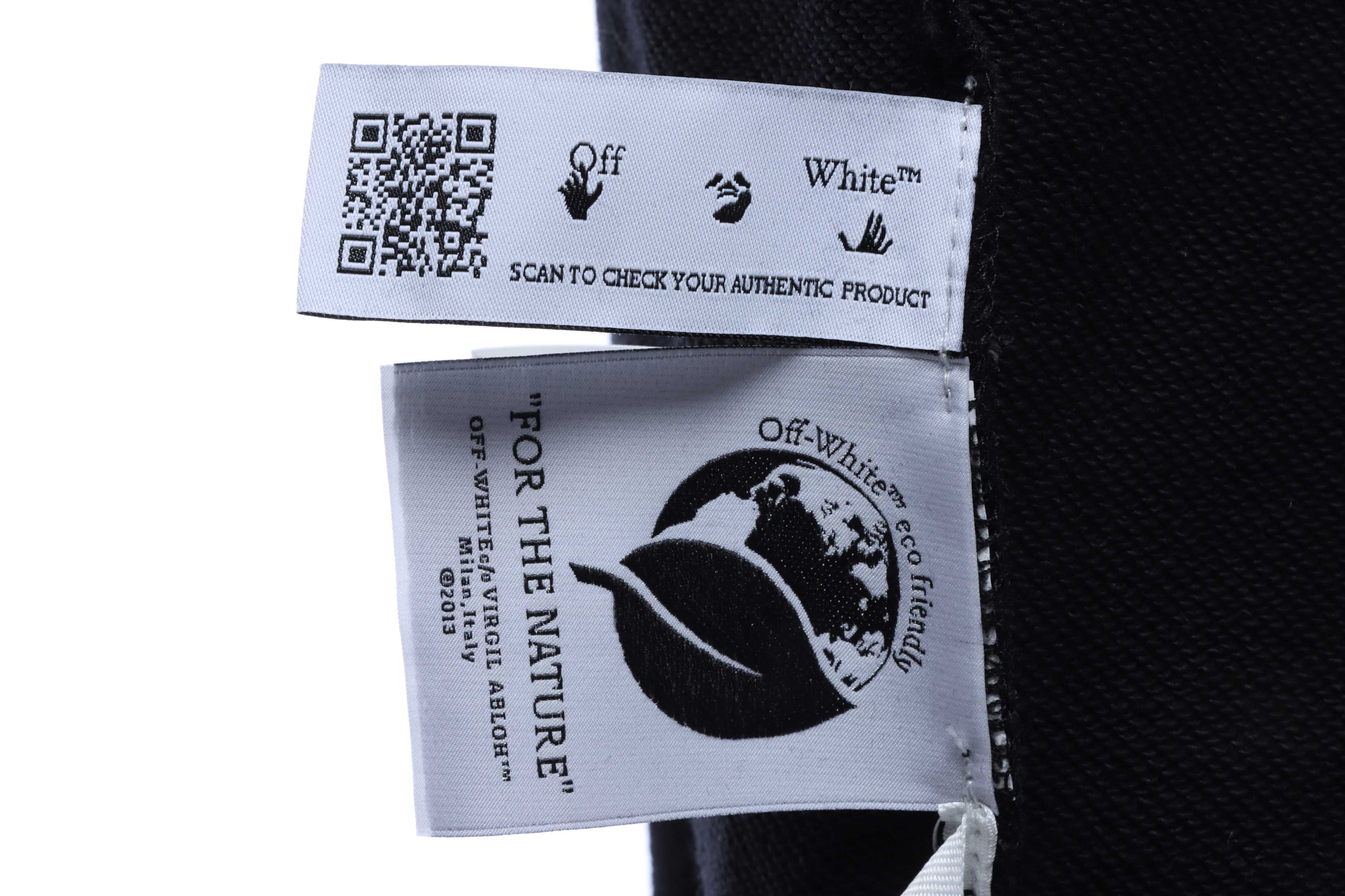 OFFWHITE (OW) environmental limited logo red arrow hoodie