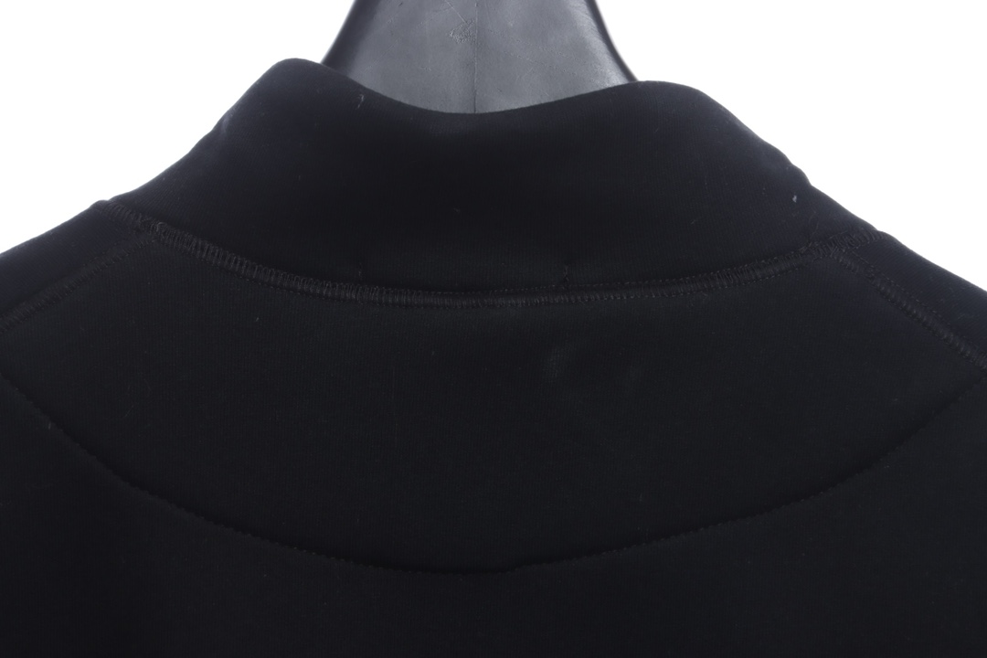 Stone Island Stand Collar Half Zip Long Sleeve Sweatshirt