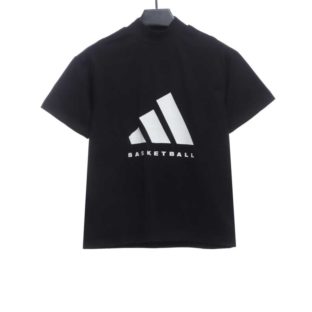 AD basketball series hot stamping and embossing short sleeves