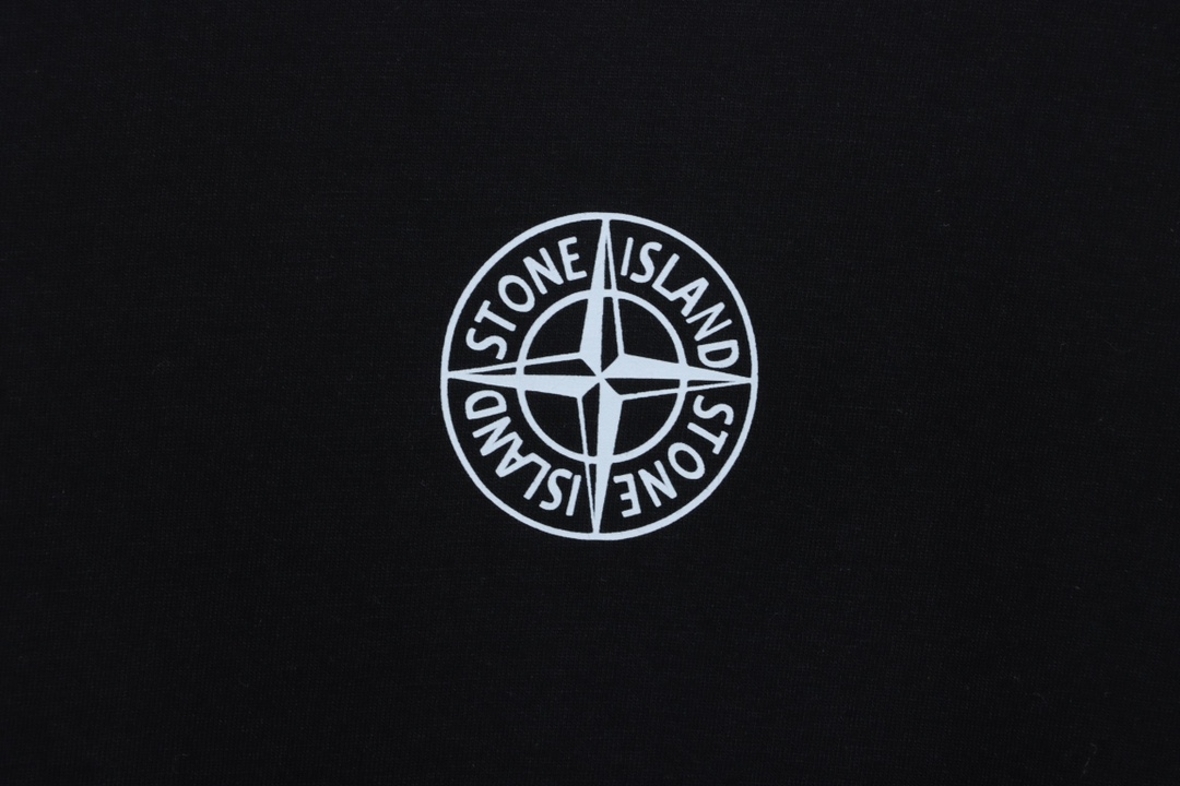 Stone island cross logo printing short sleeves
