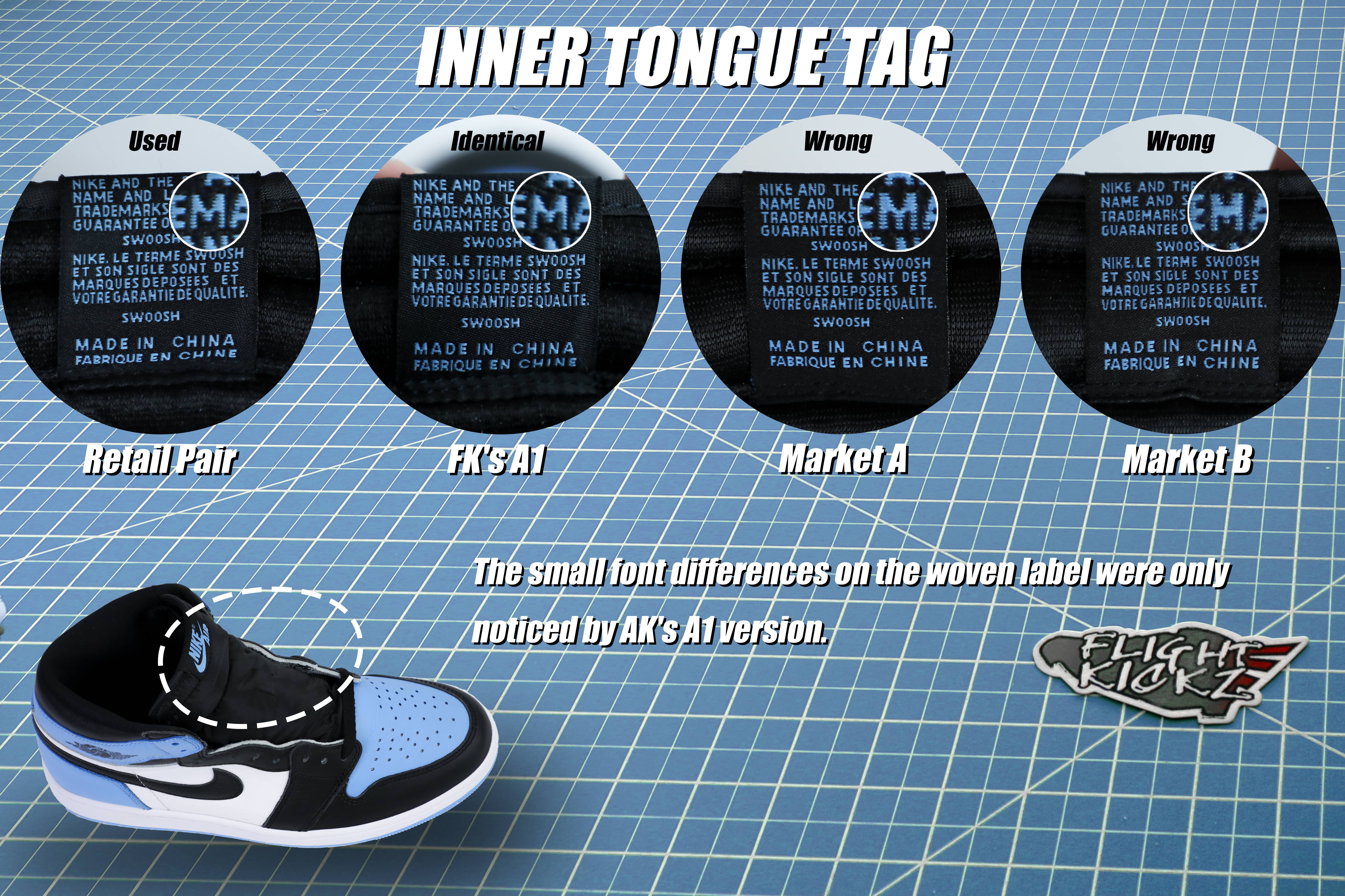 Air Jordan 1 Retro High OG University Blue UNC 2023 (LN5 A1 Batch)