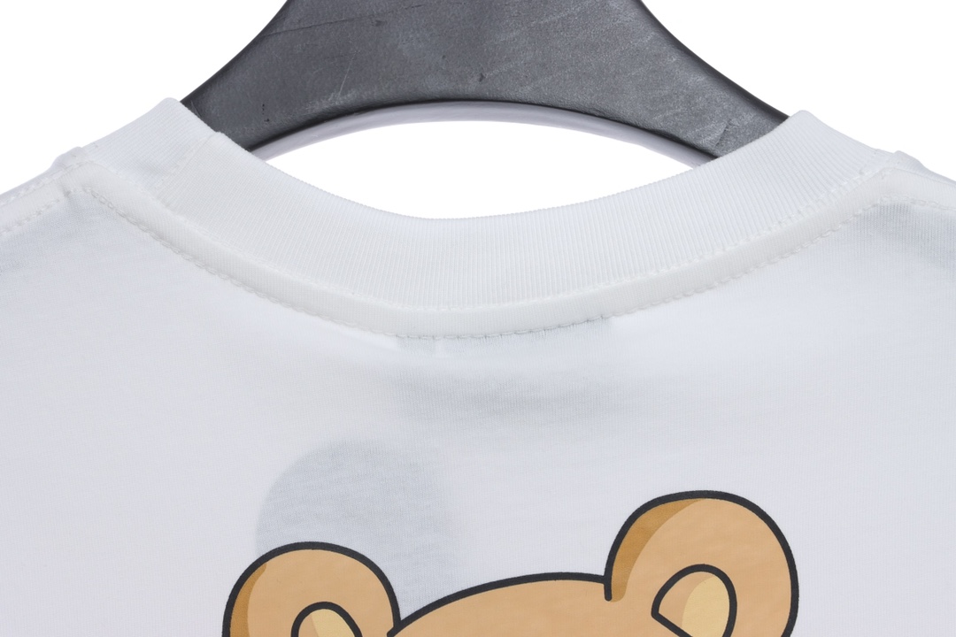 Drew cartoon fun bear printing short sleeves