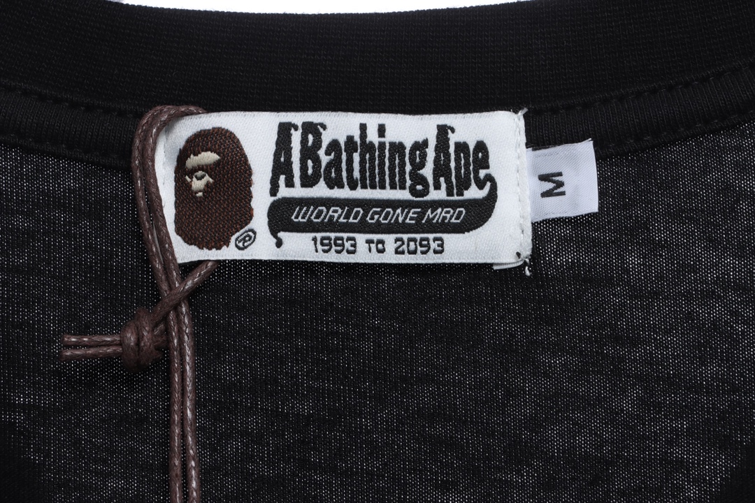 BAPE ape head logo colorful print short sleeves