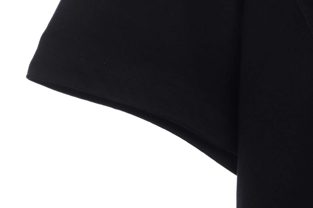 Nike co-OW asymmetrical hem letter printing short sleeves