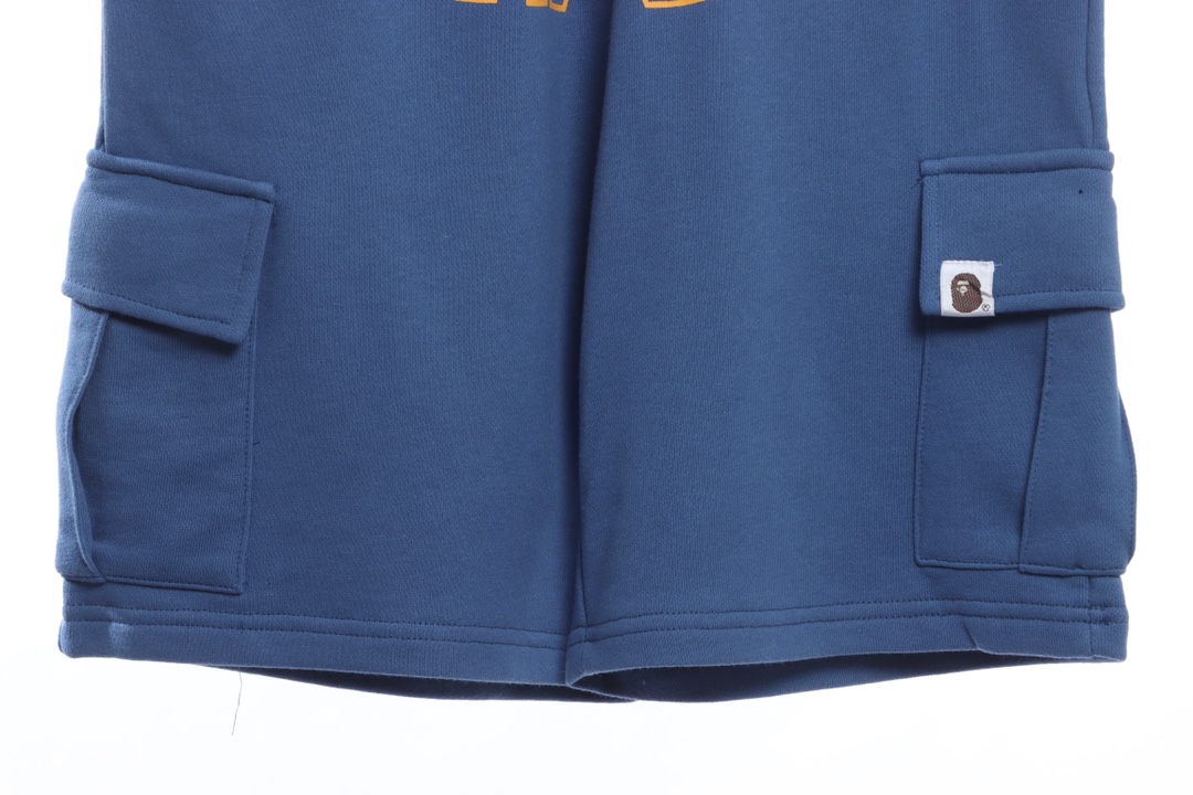 BAPE ape-man printed shorts