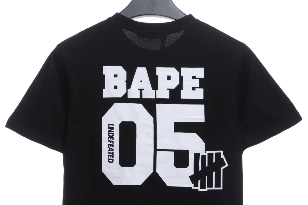 BAPE co-signed UDF camouflage five-bar short sleeves
