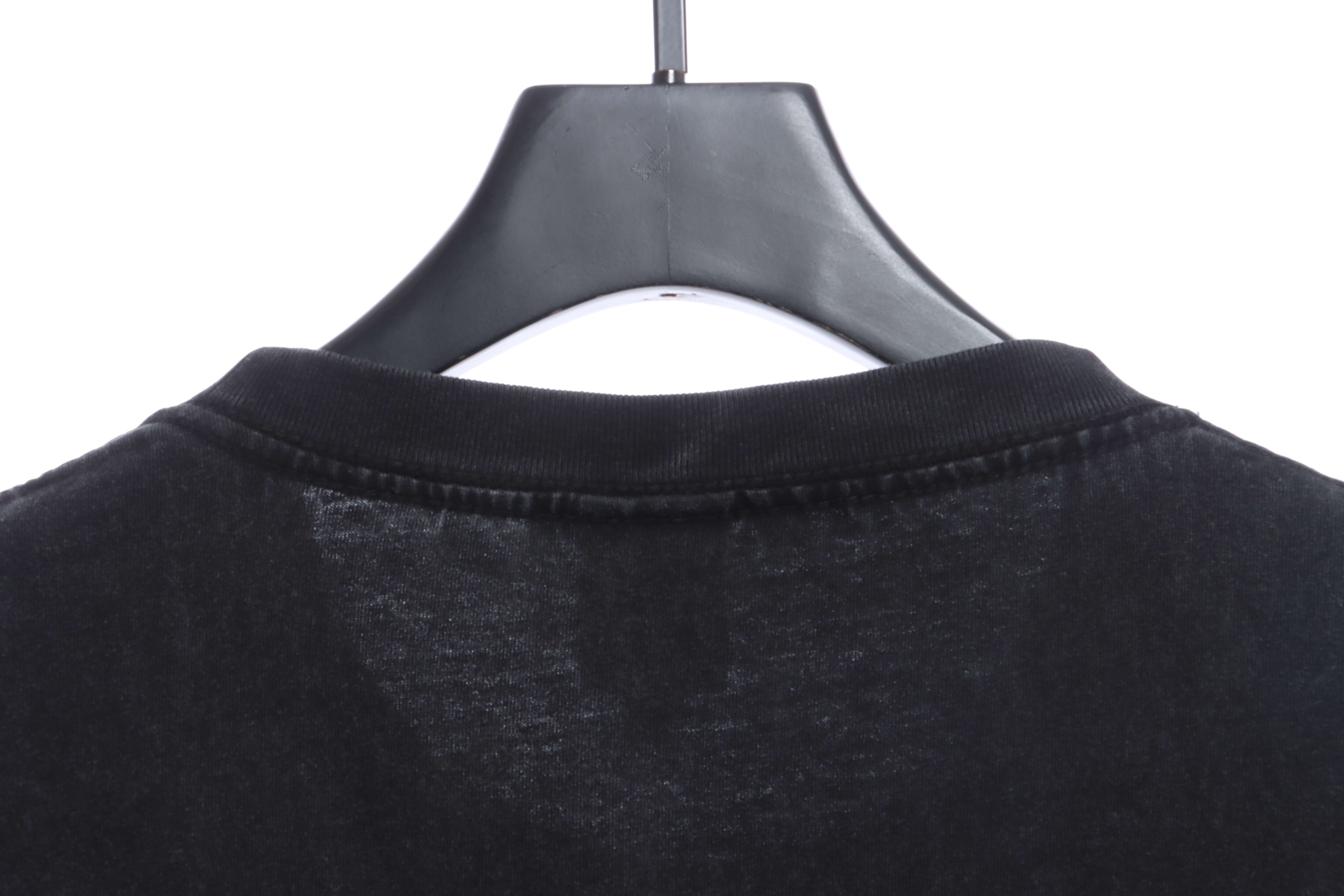 FAR.ARCHIVE Washed Letter Print Short Sleeve T-Shirt