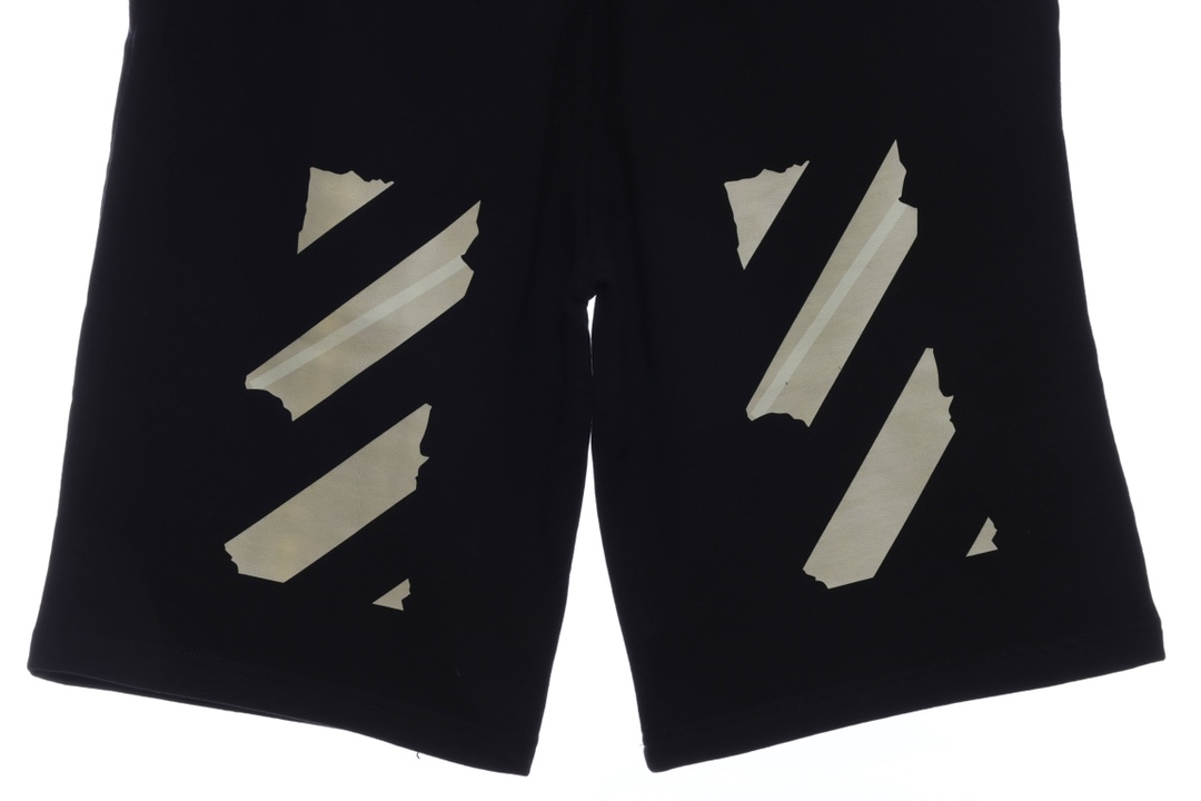 OW striped printed shorts