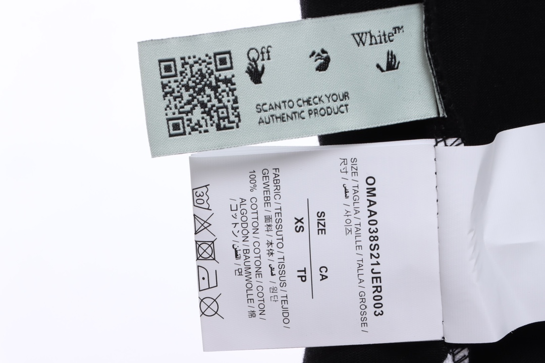 OW Environmental Protection Ink hand-painted graffiti short sleeves