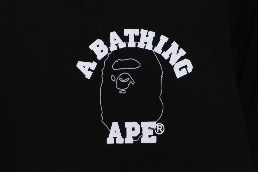 BAPE sketch ape-man head with short sleeves
