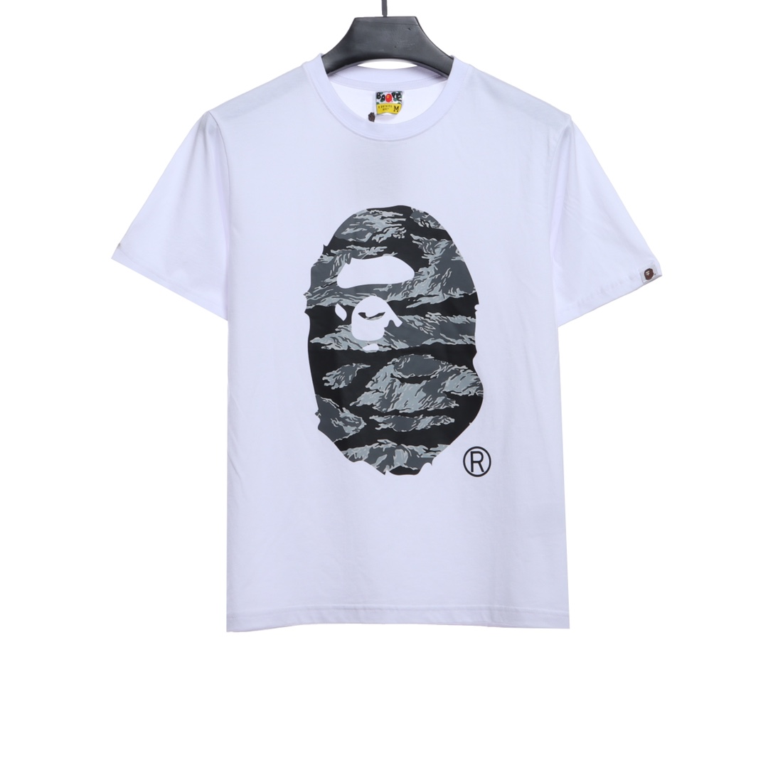 BAPE ape head mountain peak printing short sleeves