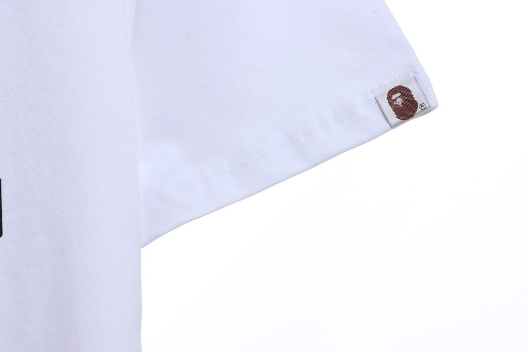 BAPE reverse ape initials printing short sleeves