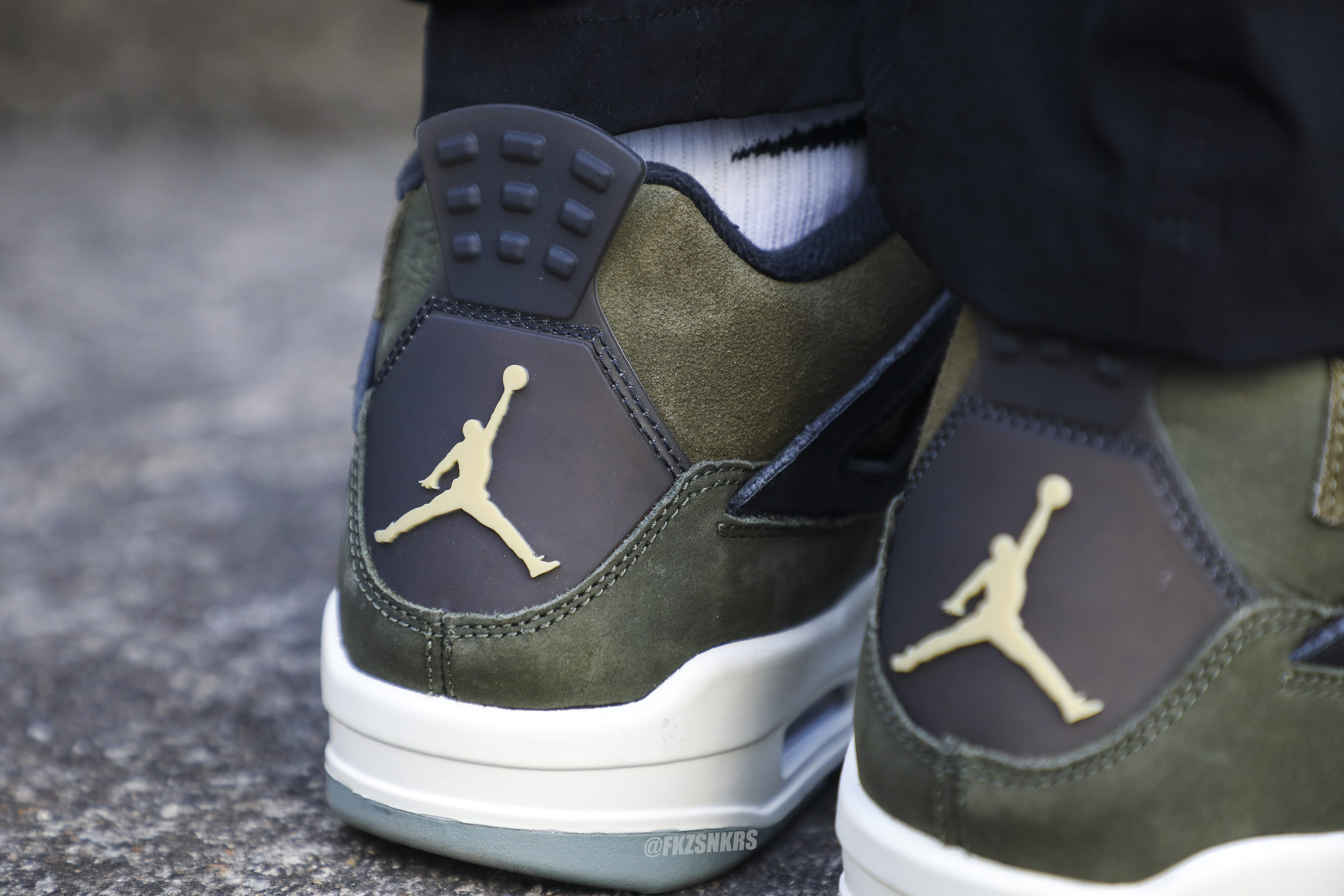 Air Jordan 4 Retro SE Craft Medium Olive (LN5 A1)