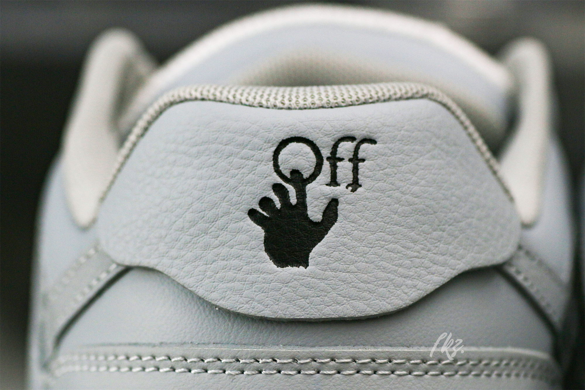 OFF-WHITE White & Gray Out Of Office Sneakers