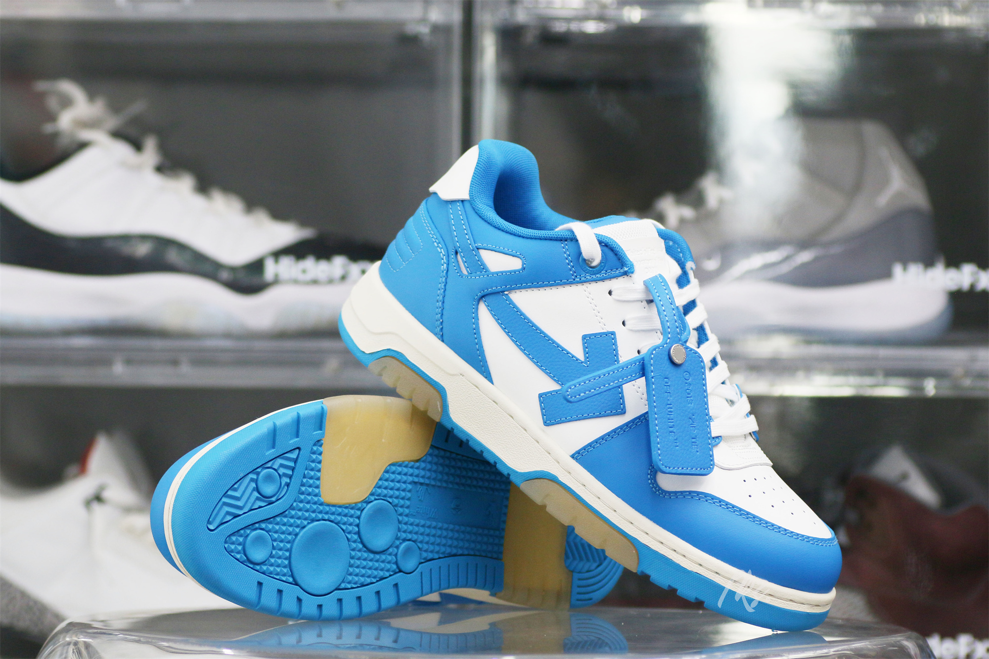 Off-White University Blue ‘Out Of Office’ Sneakers