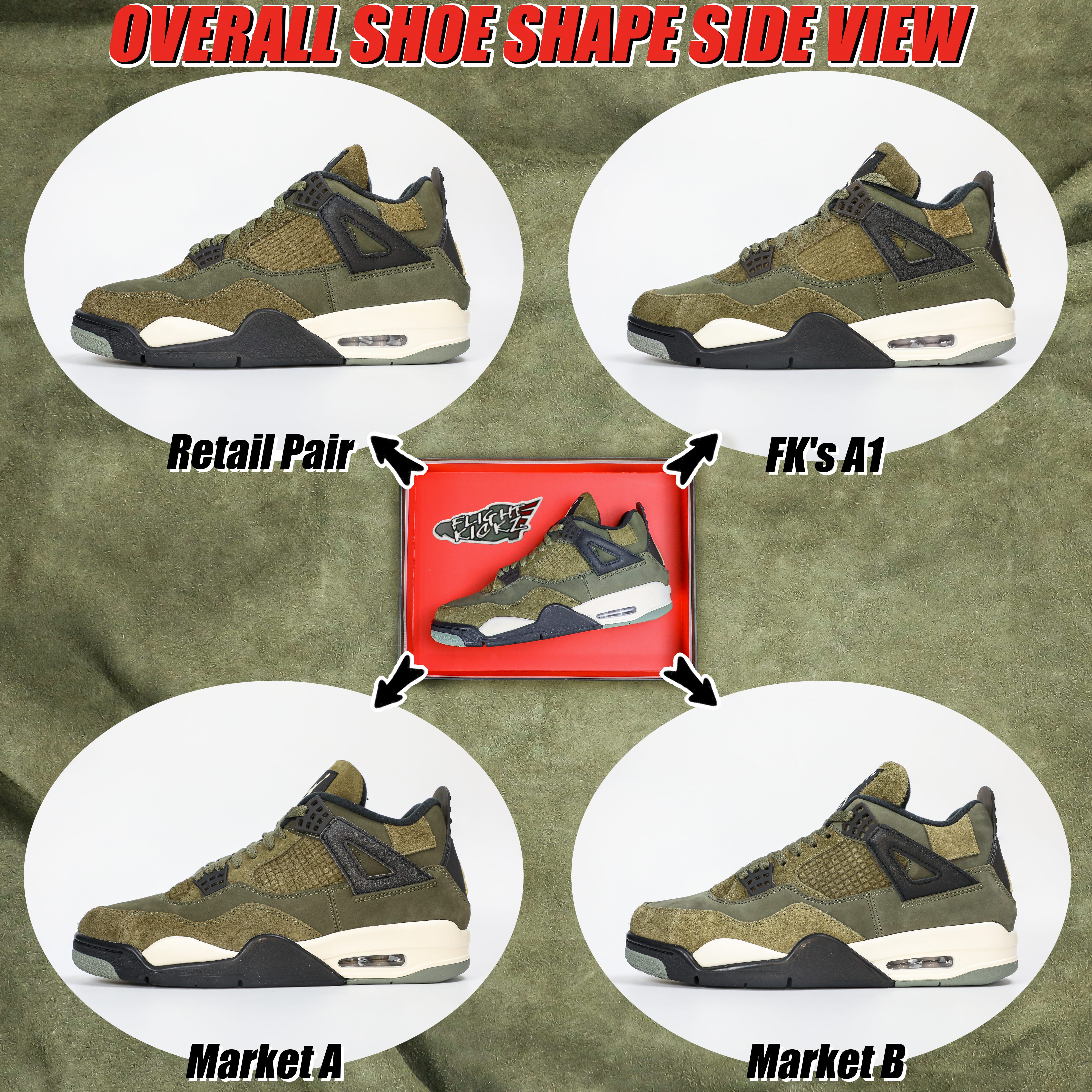 Air Jordan 4 Retro SE Craft Medium Olive (LN5 A1)