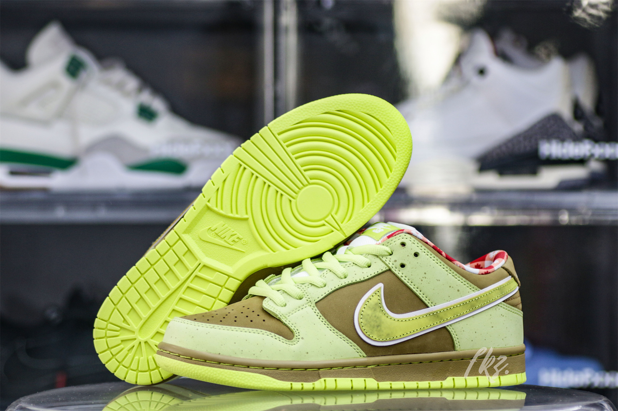 Nike SB Dunk Low Dunk Lobster Green Brown