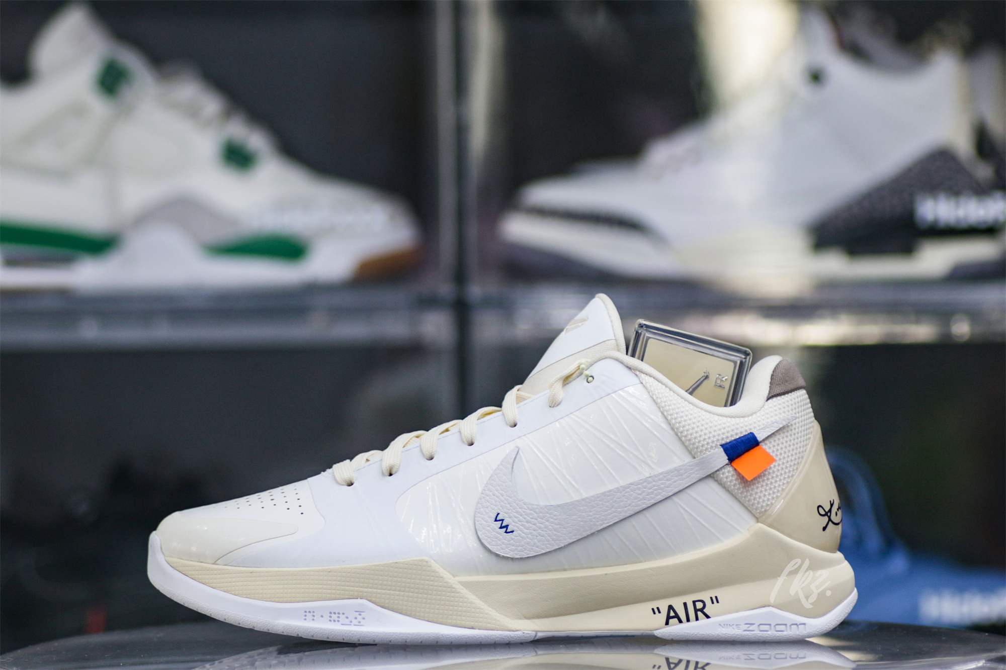 Off White x Nike Zoom Kobe 5 Custom Shoes(A1 Batch)