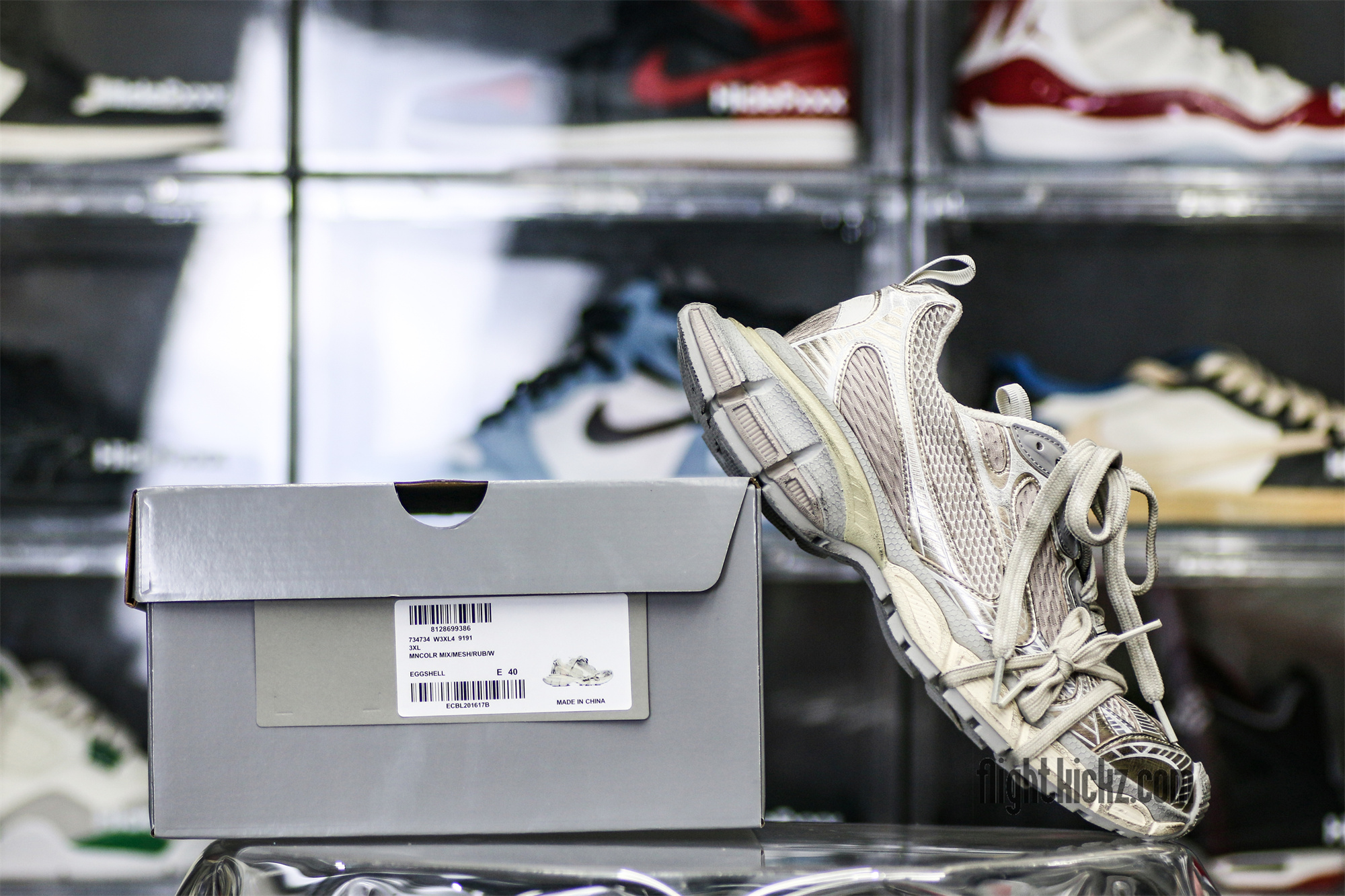 Balenciag* 3XL Sneaker ‘Worn‑Out ‑ Light Beige’