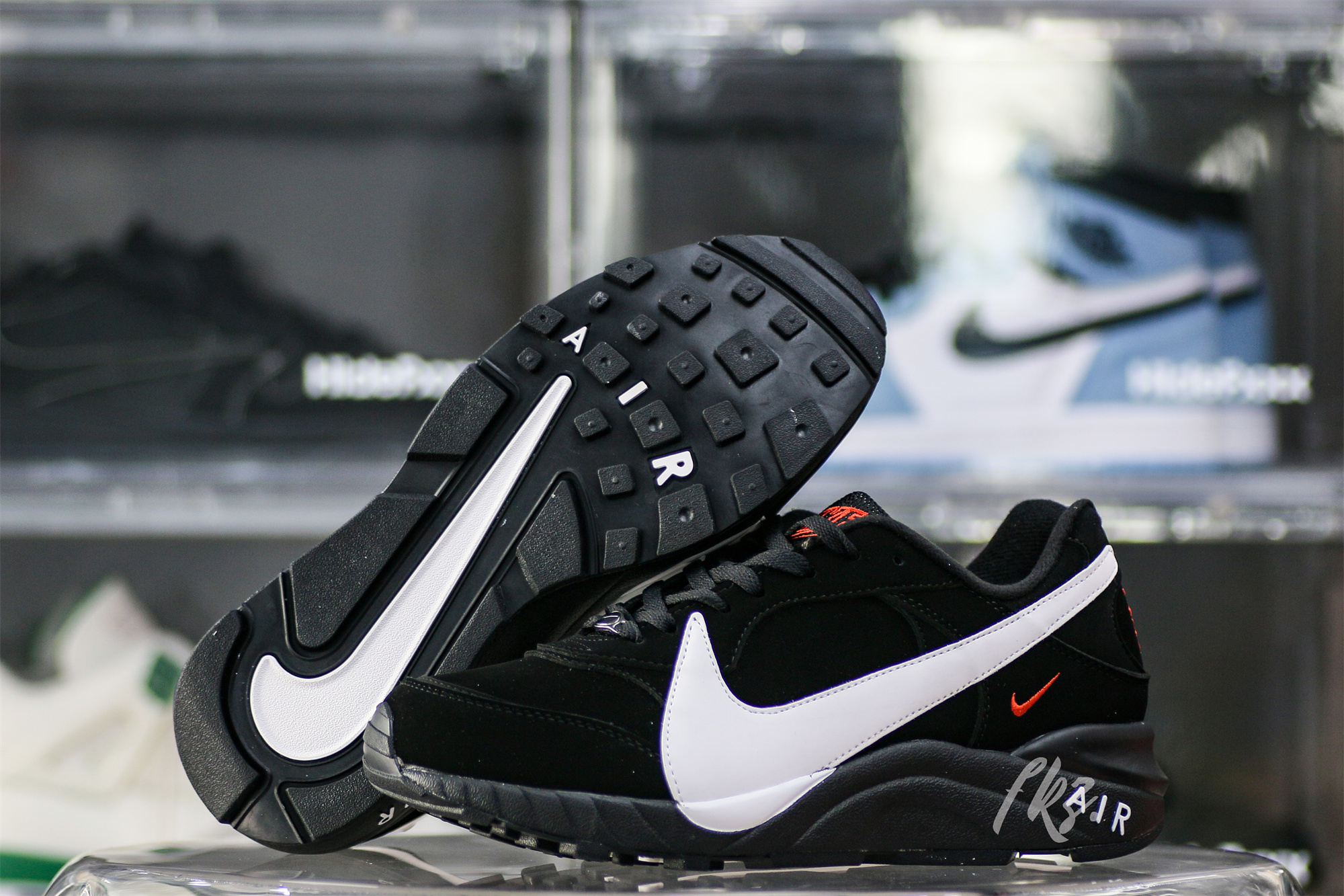 Nike Air Grudge Leather Black White