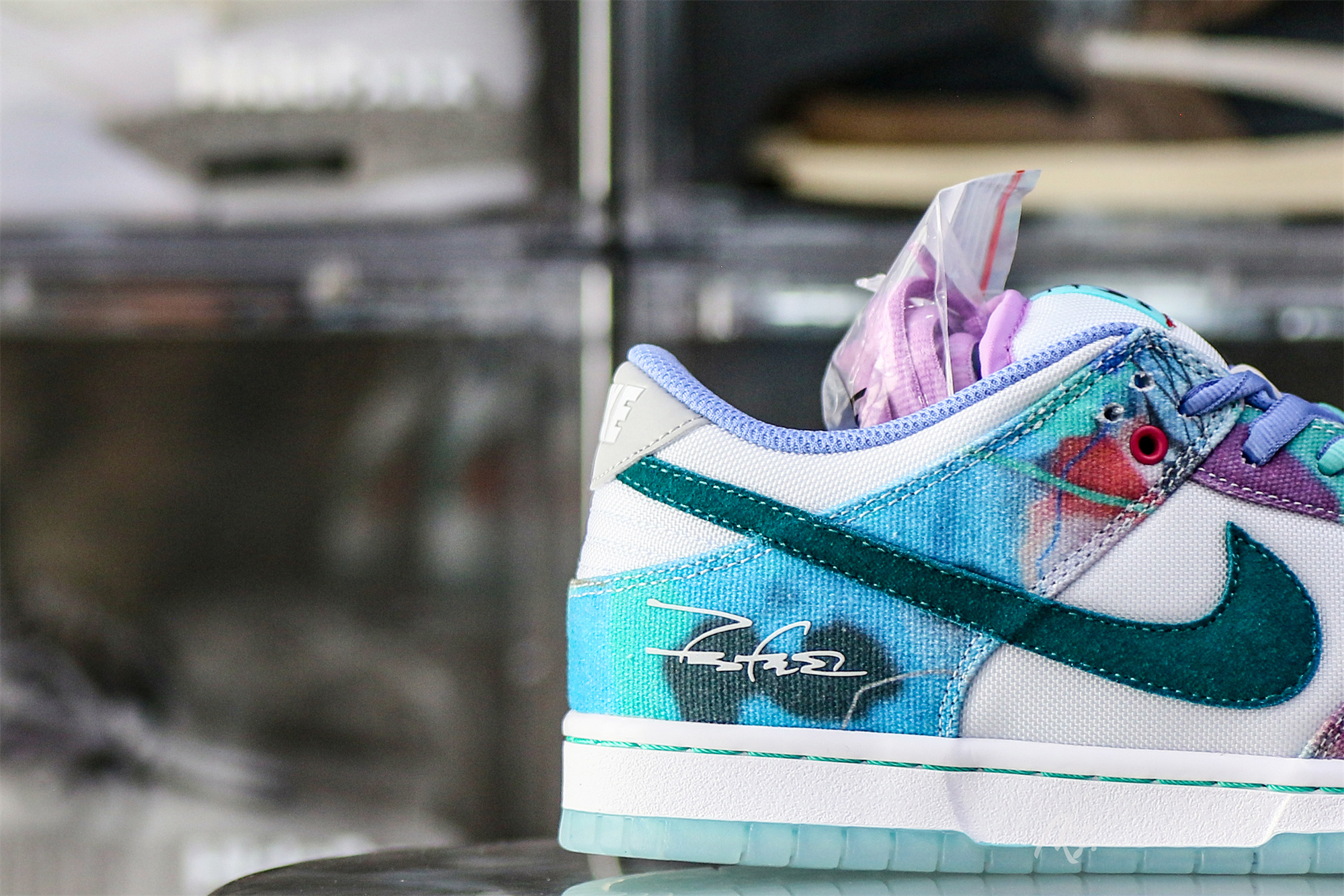 Nike SB Dunk Low Futura Laboratories Bleached Aqua