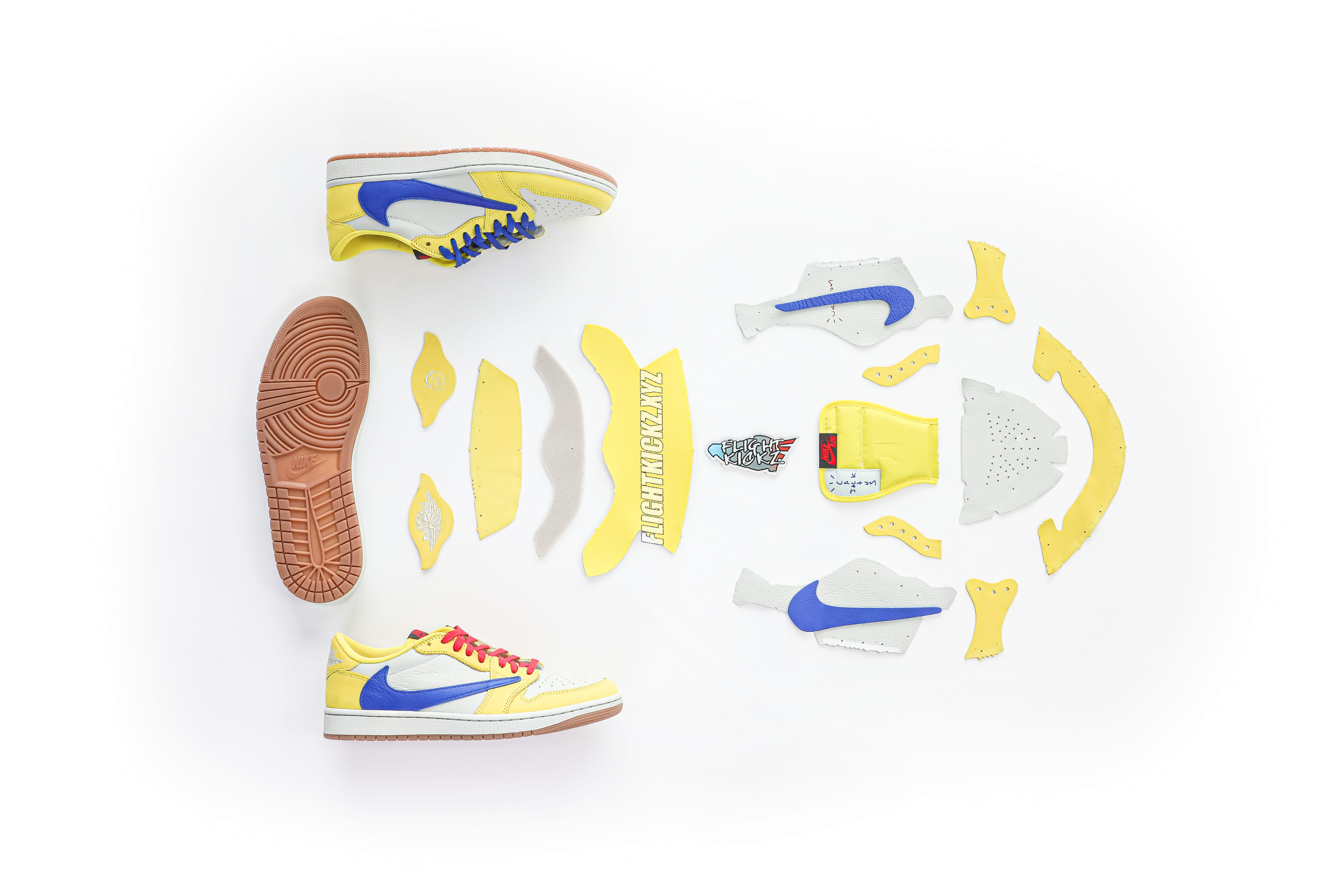 Travis Scott x Air Jordan 1 Retro Low OG SP “Elkins/Canary Yellow” (LN5 A1 batch)