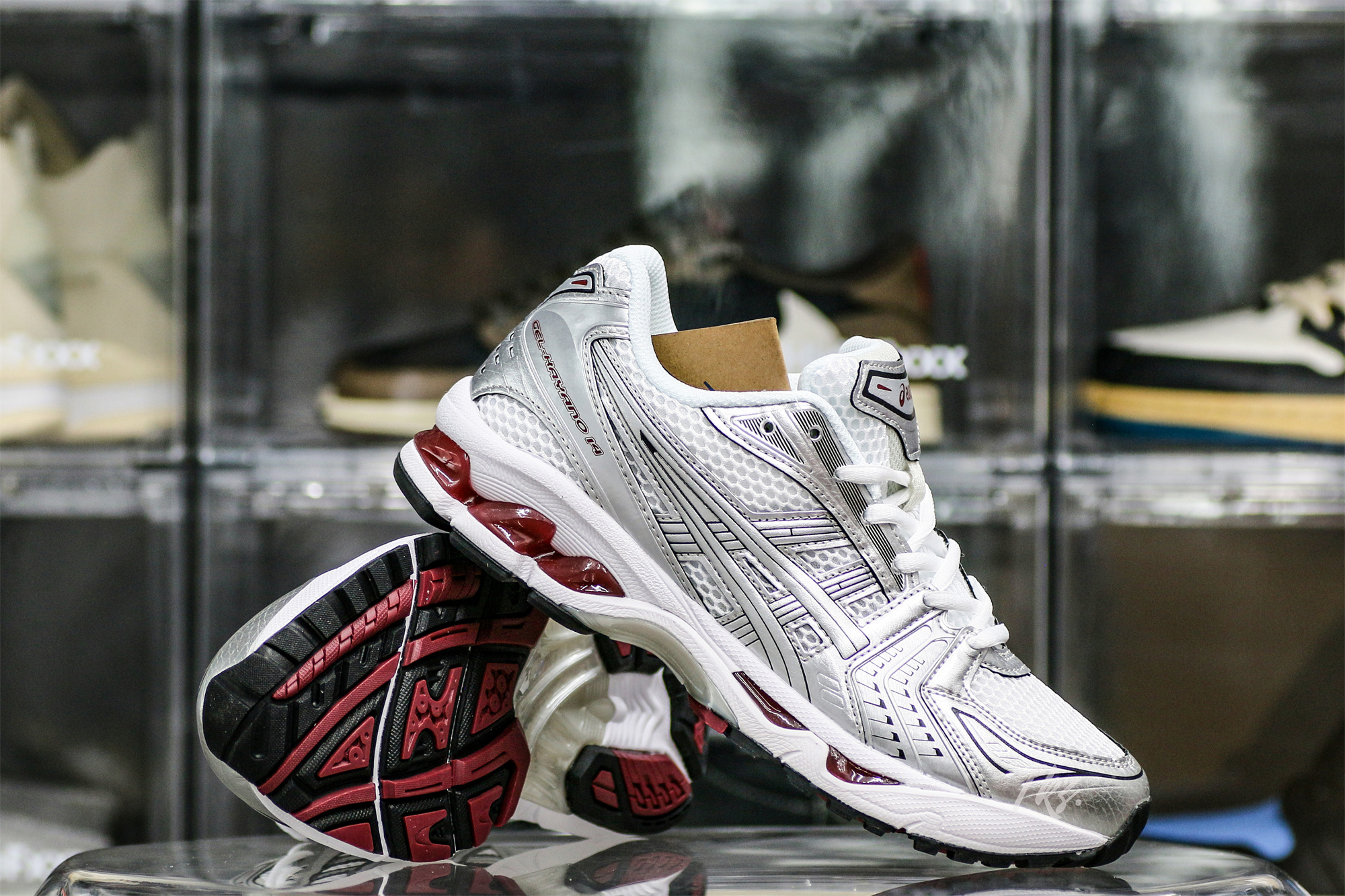 Gel Kayano 14 Pure Silver Red 2021